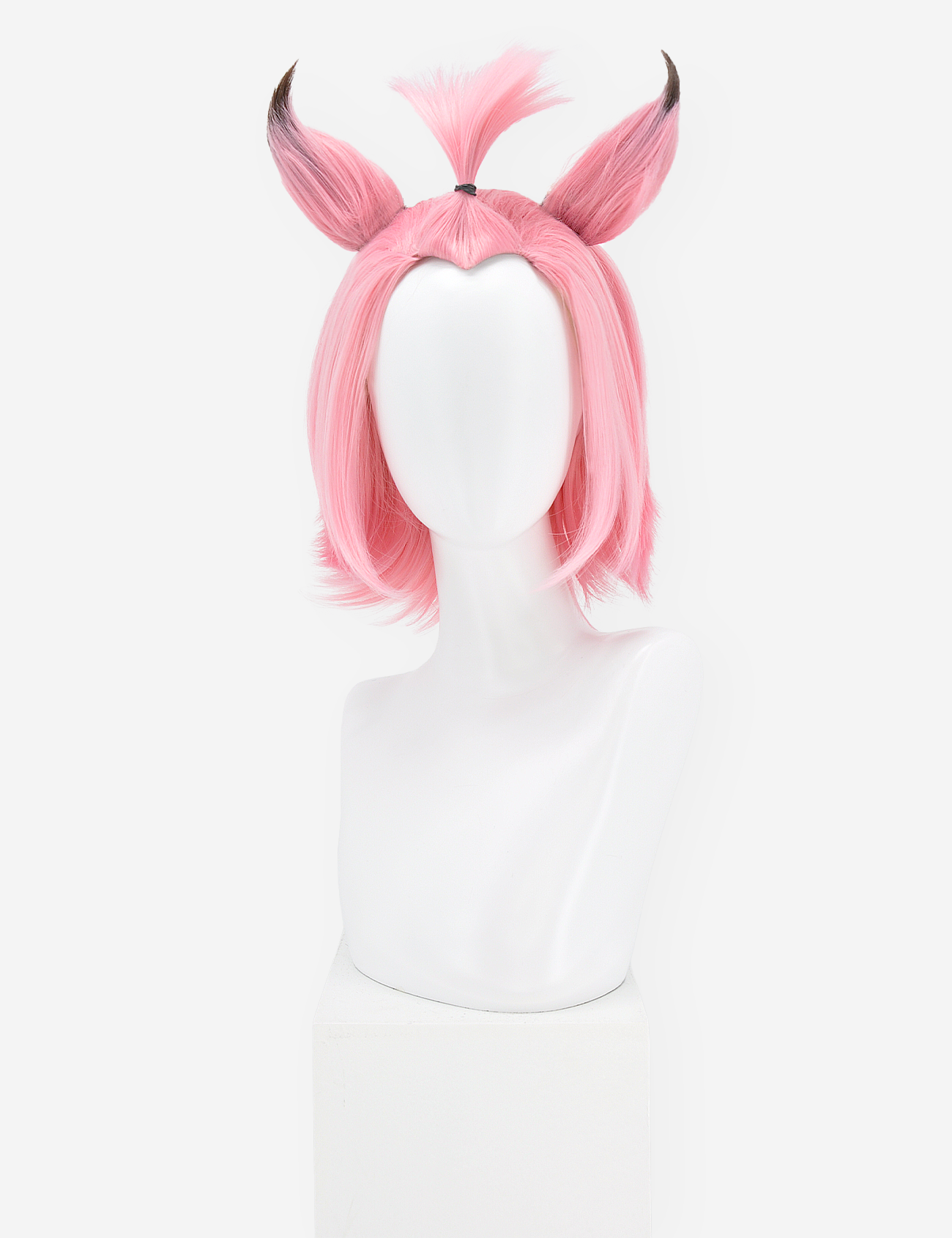 PERRUQUE ROSE AVEC OREILLES À CLIP