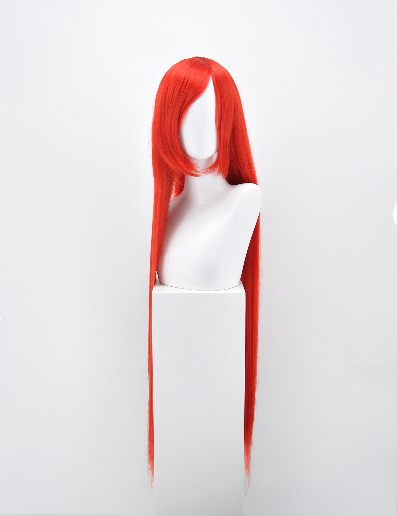 PERRUQUE EXTRA LONGUE ROUGE VIF