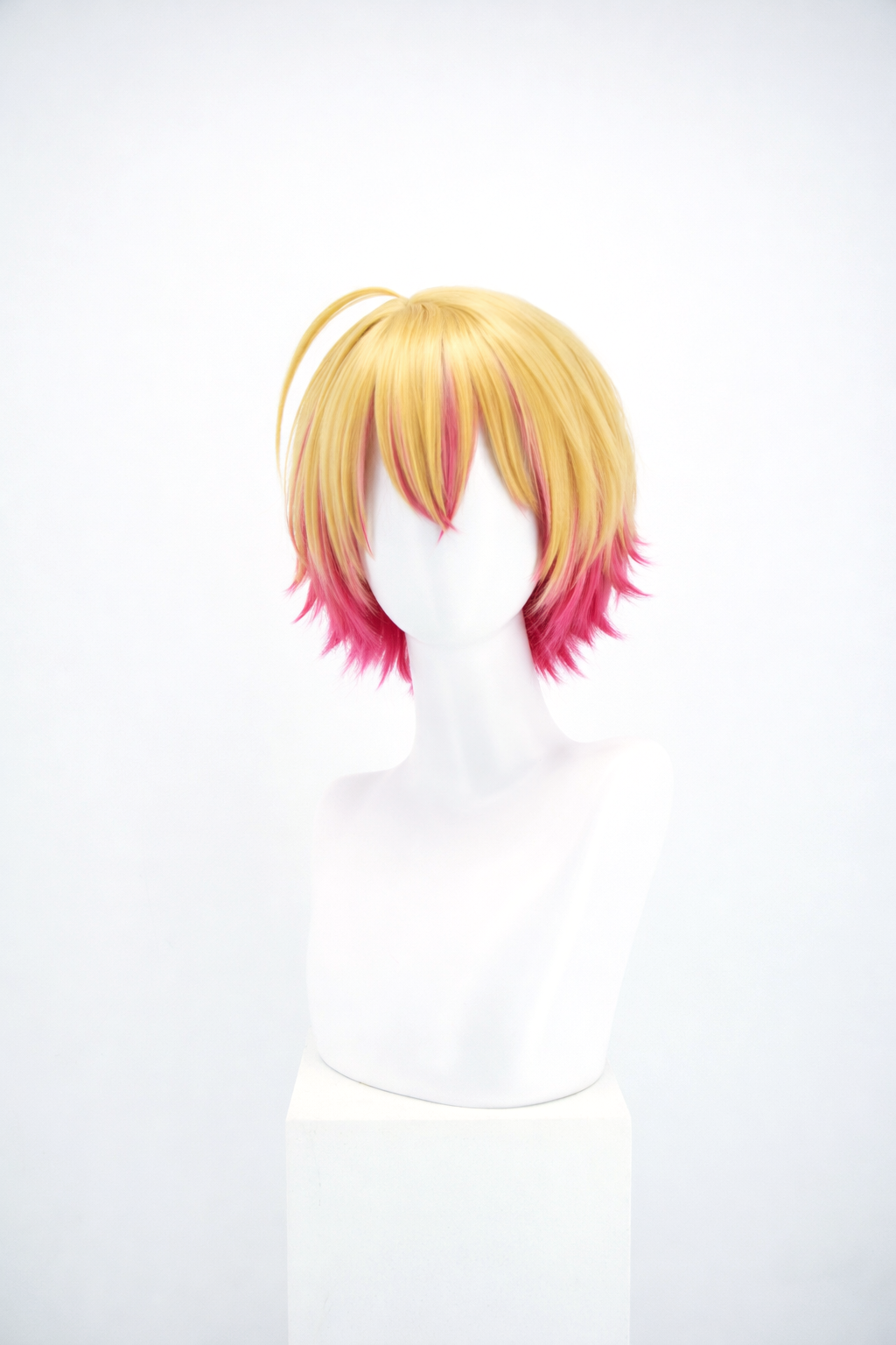 PERRUQUE BLOND/ROSE