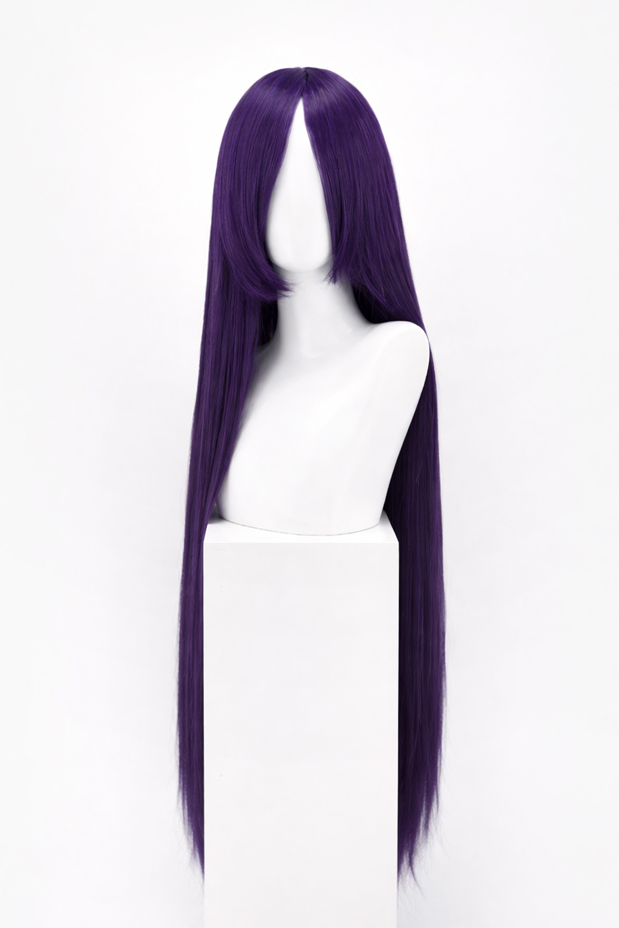 PERRUQUE EXTRA LONGUE VIOLET FONCÉ