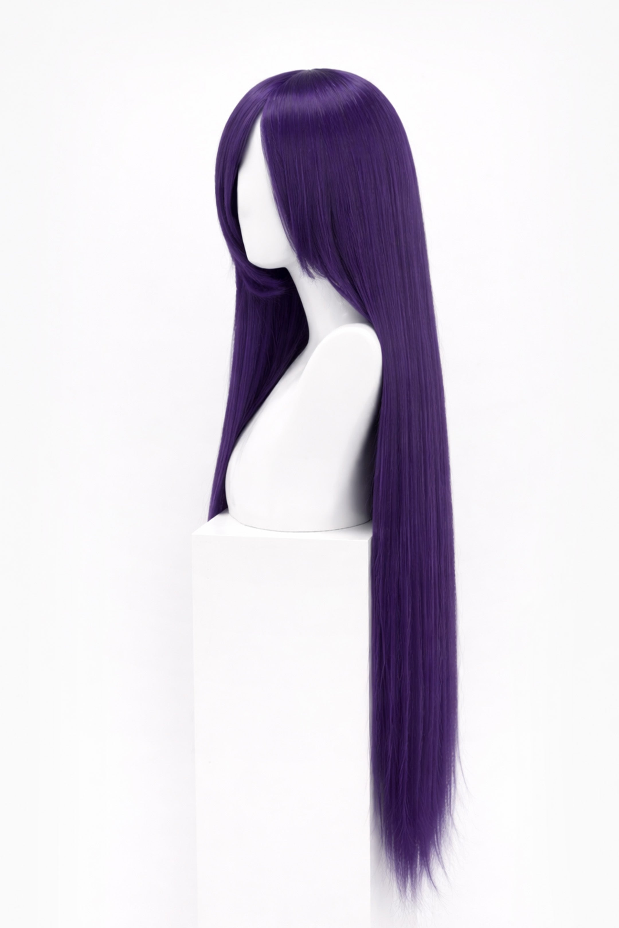 PERRUQUE EXTRA LONGUE VIOLET FONCÉ