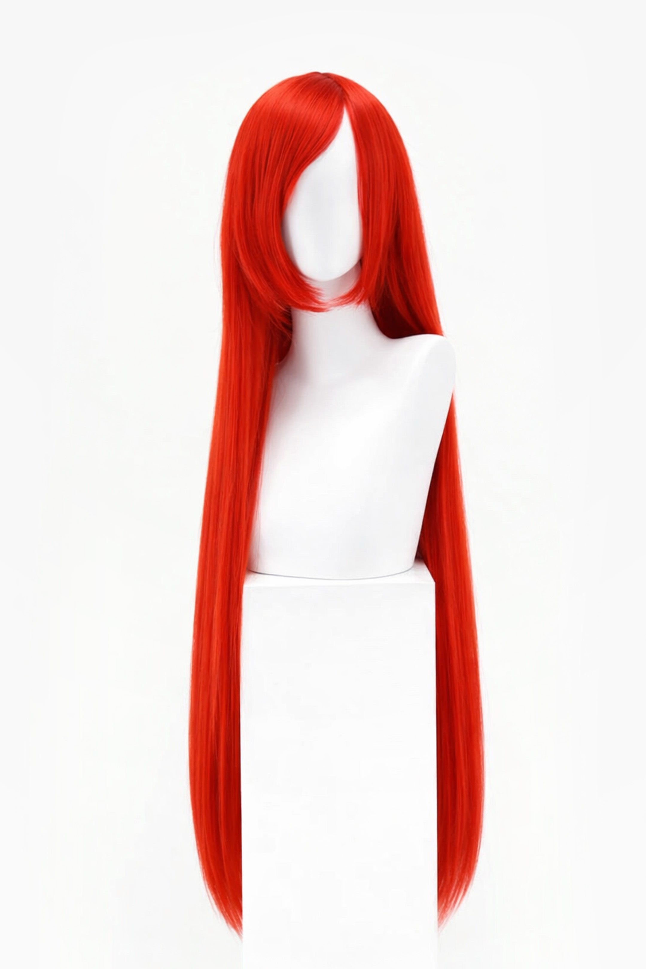 EXTRA LONG VIVID RED WIG