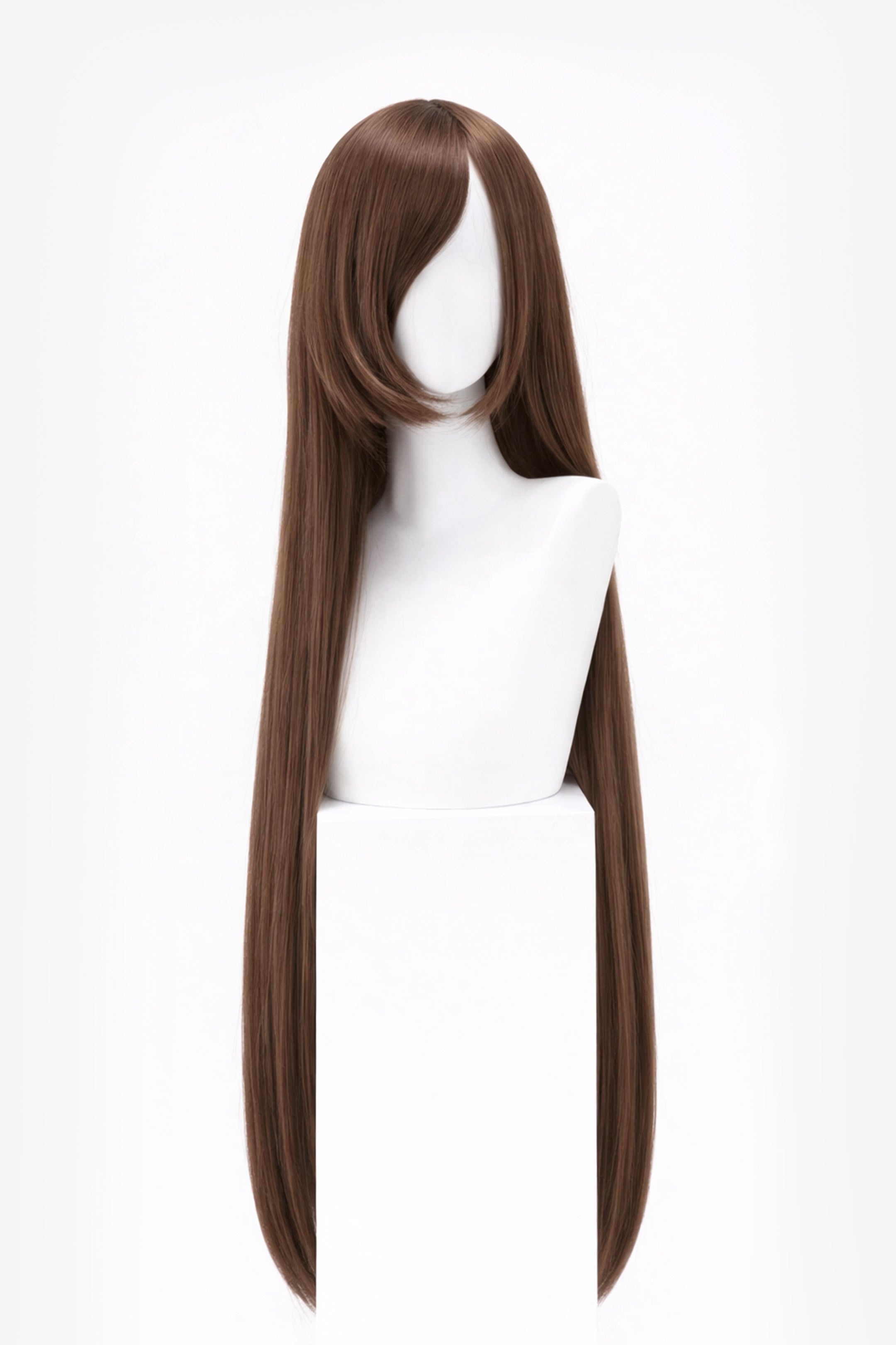 EXTRA LONG DARK BROWN WIG