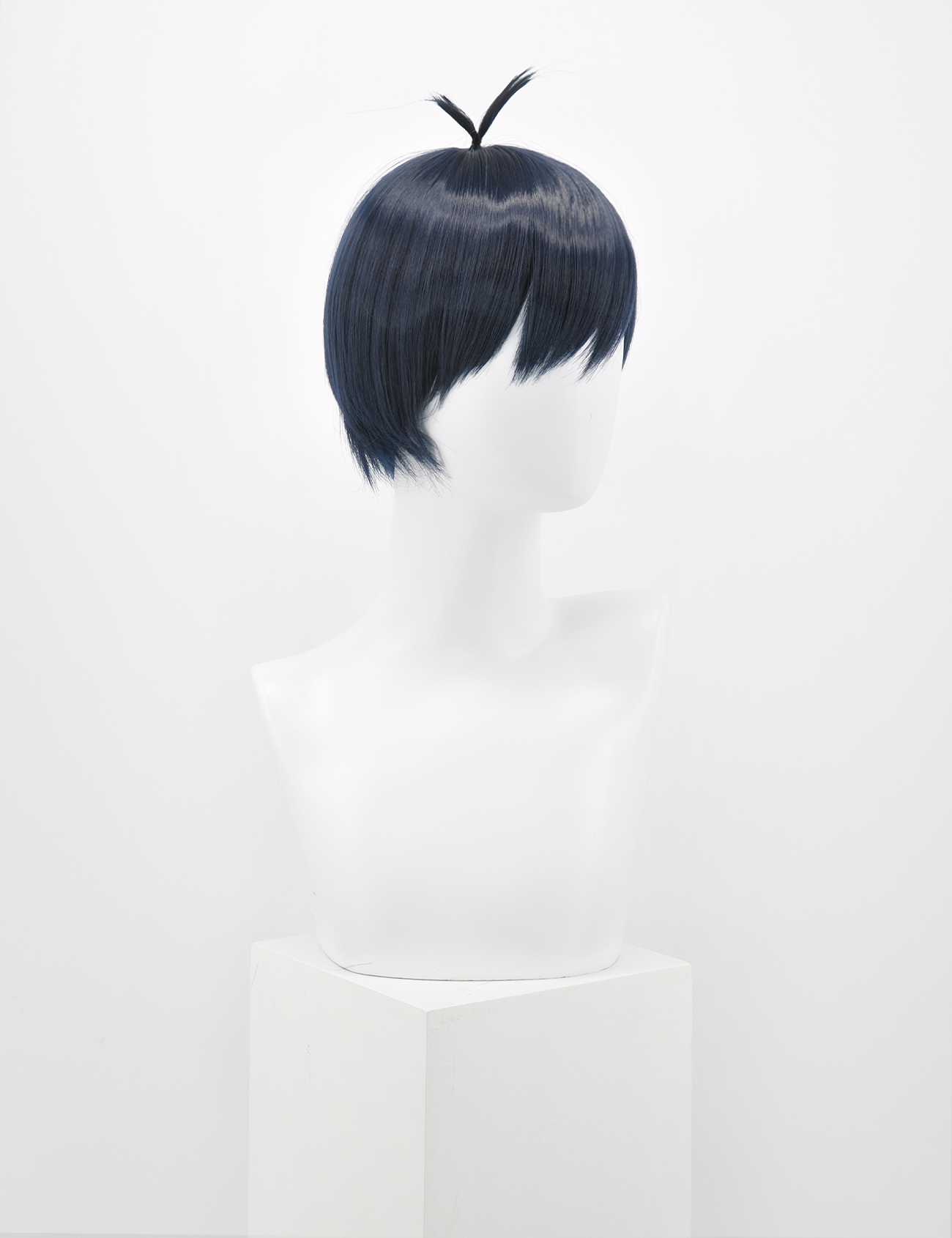 SHORT DARK BLUE WIG