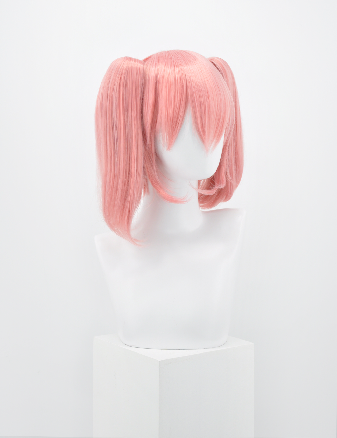 PINK WIG WITH PONY CLIPS