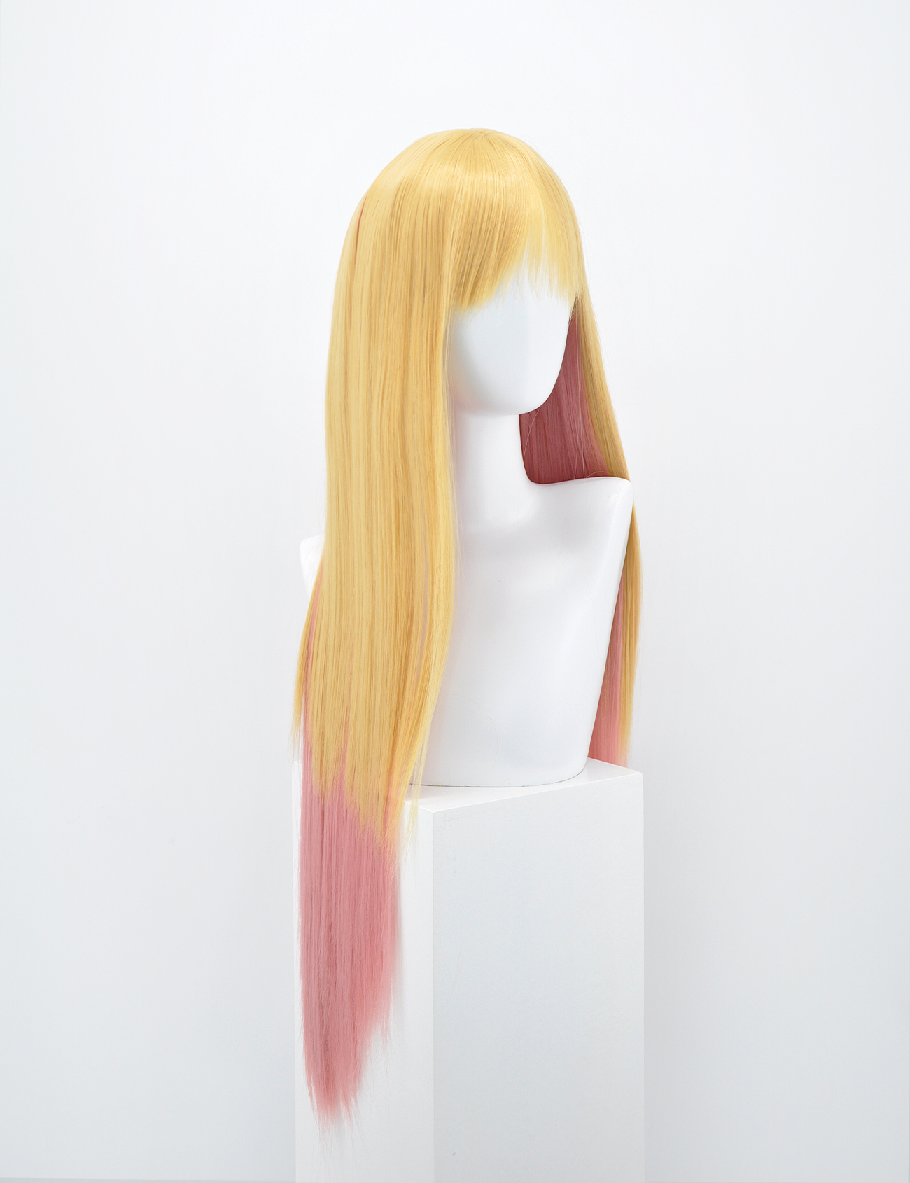 BLOND/PINK WIG