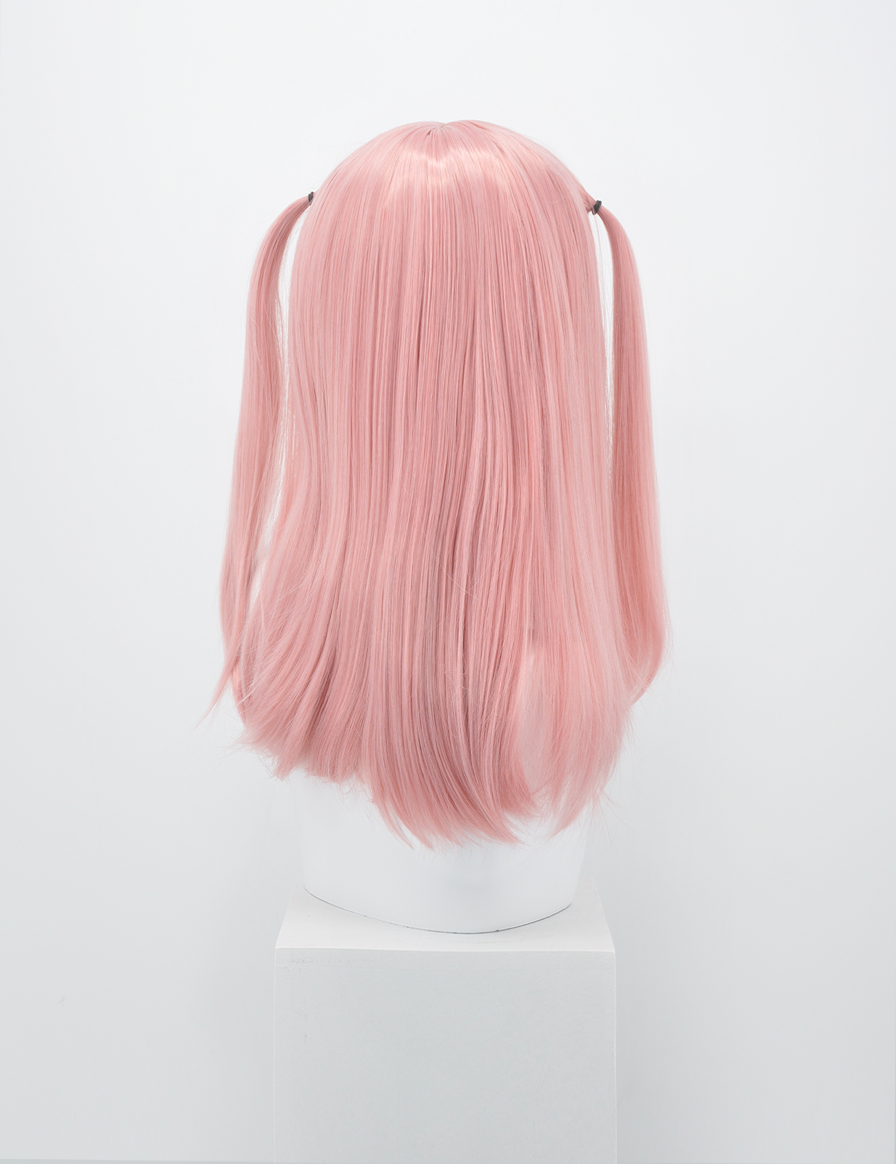 PINK WIG WITH BLUNT FRINGE