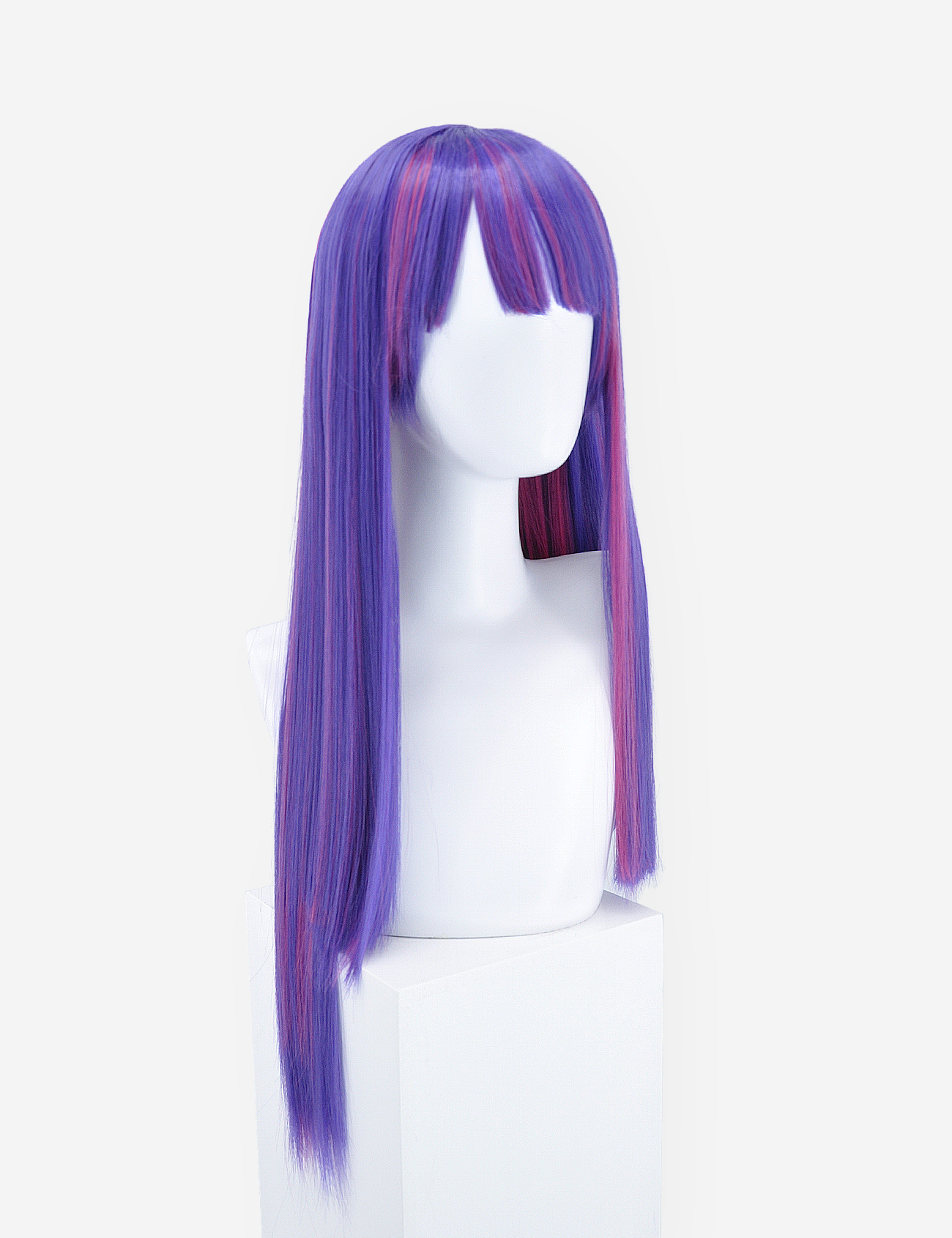 PURPLE/PINK LONG WIG