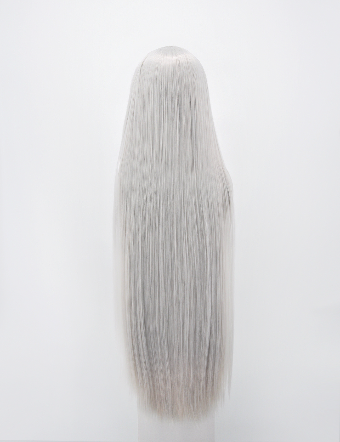 EXTRA LONG SILVER WIG WITH HEADBAND