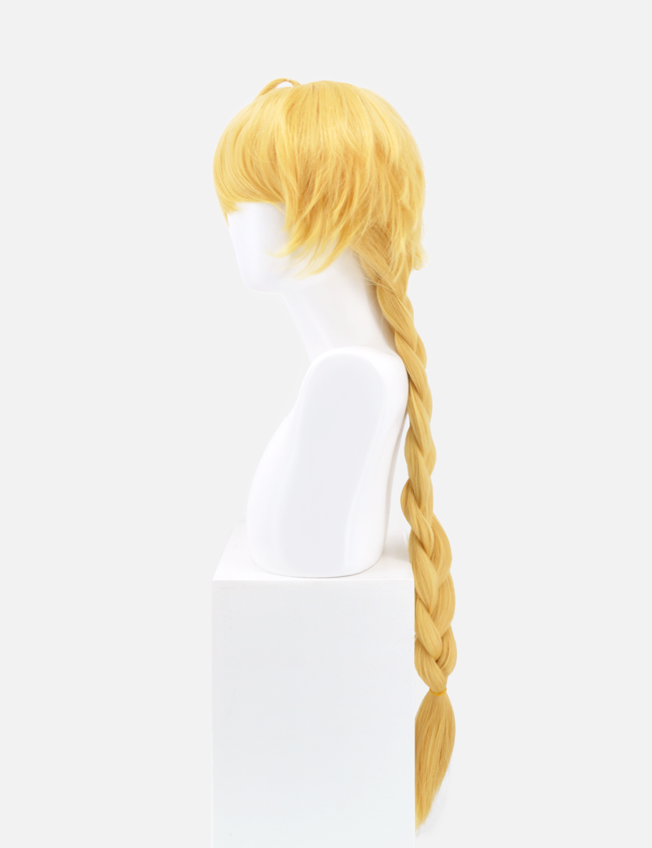 BLOND WIG WITH BRAID