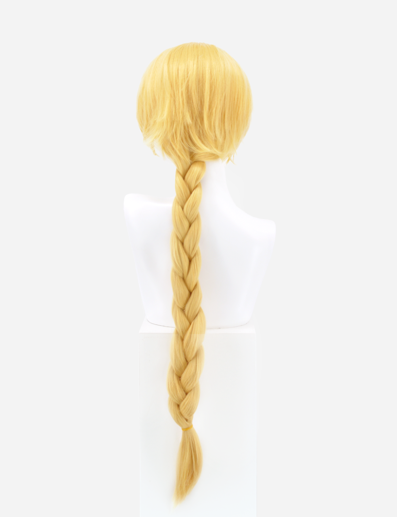 BLOND WIG WITH BRAID