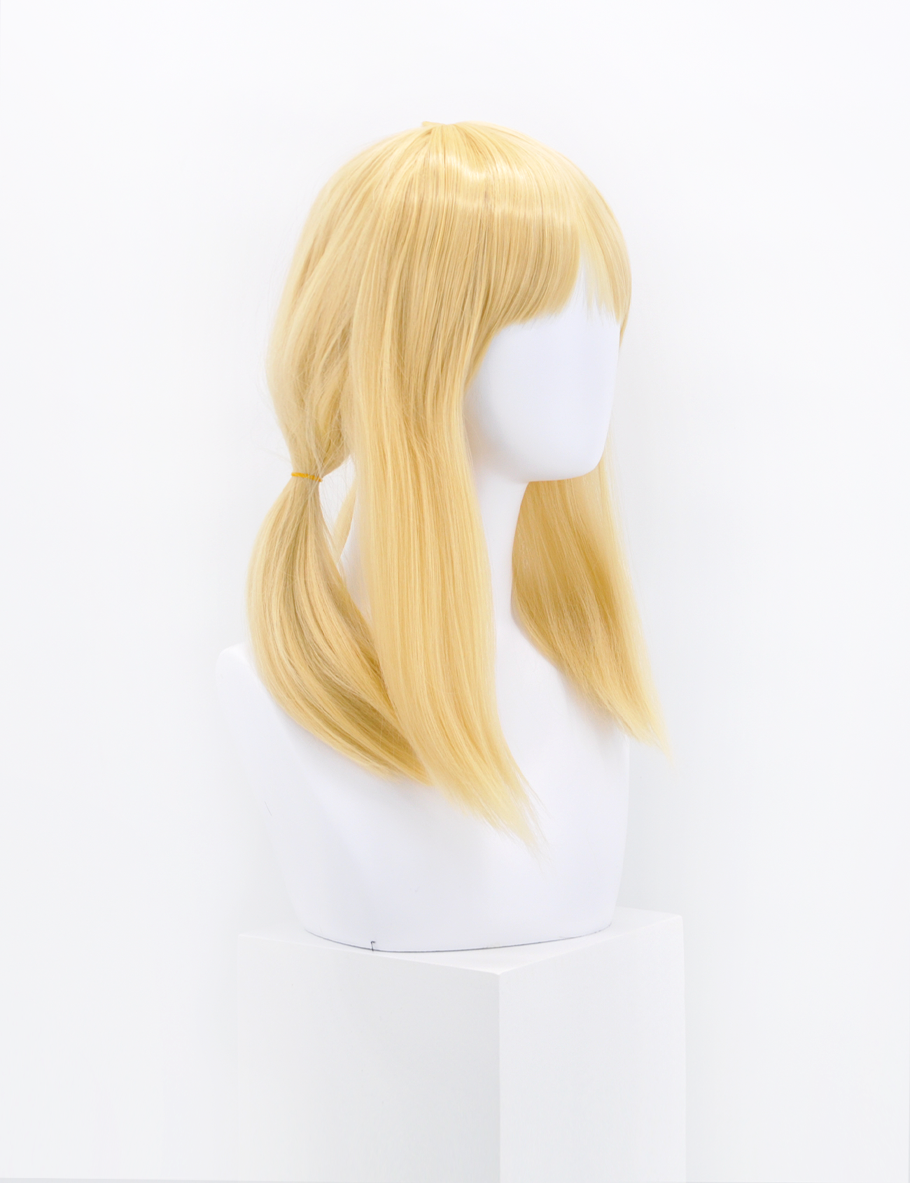 BLOND WIG WITH TAILS