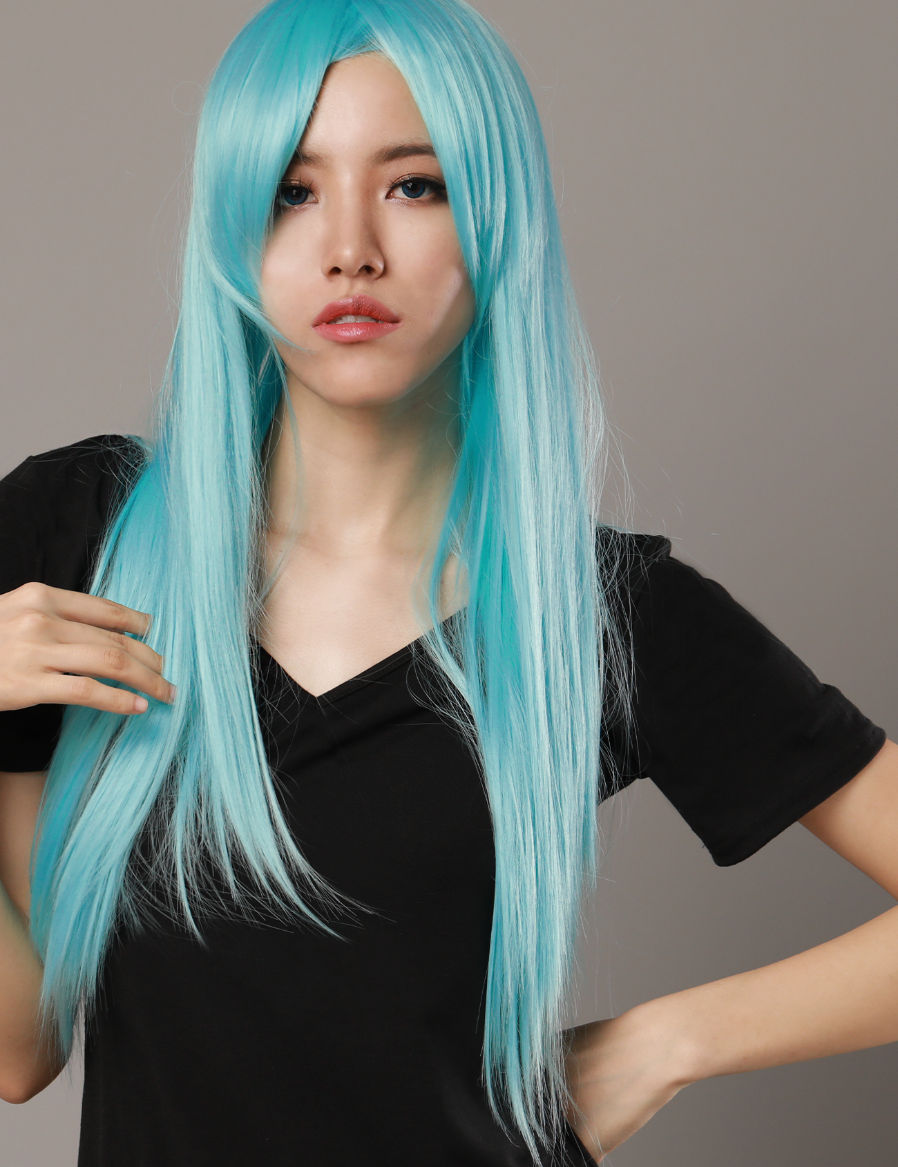 LONG WIG - AQUA