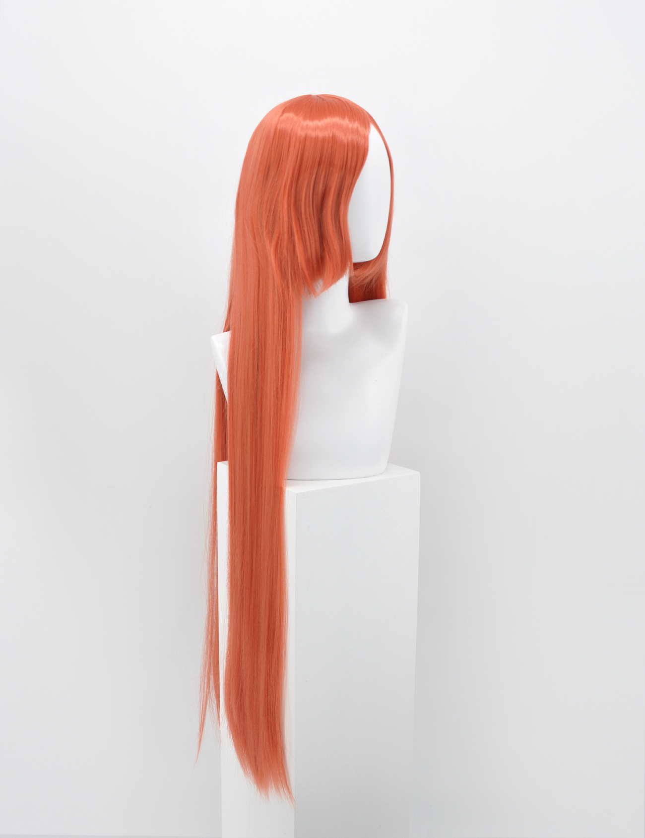 EXTRA LONG VIVID ORANGE WIG