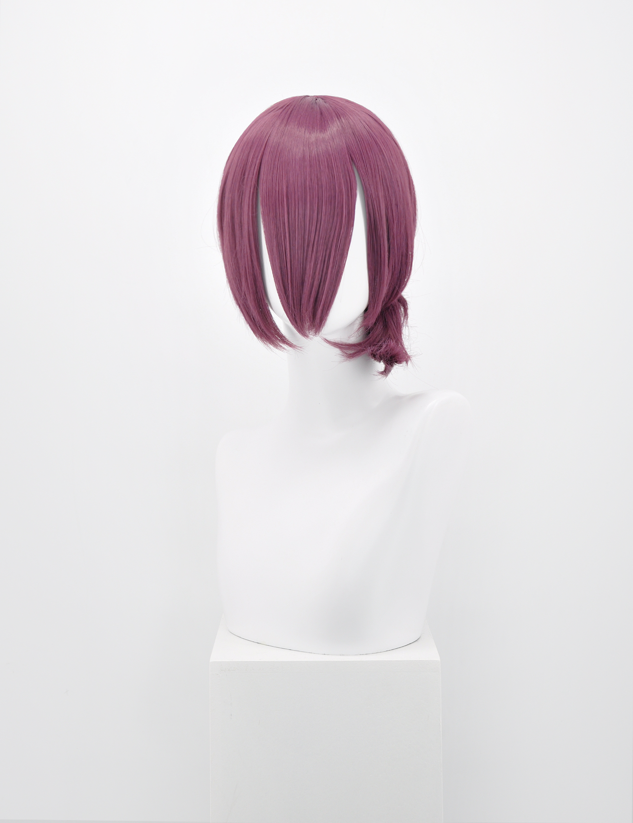 PERRUQUE VIOLET AVEC CHIGNON