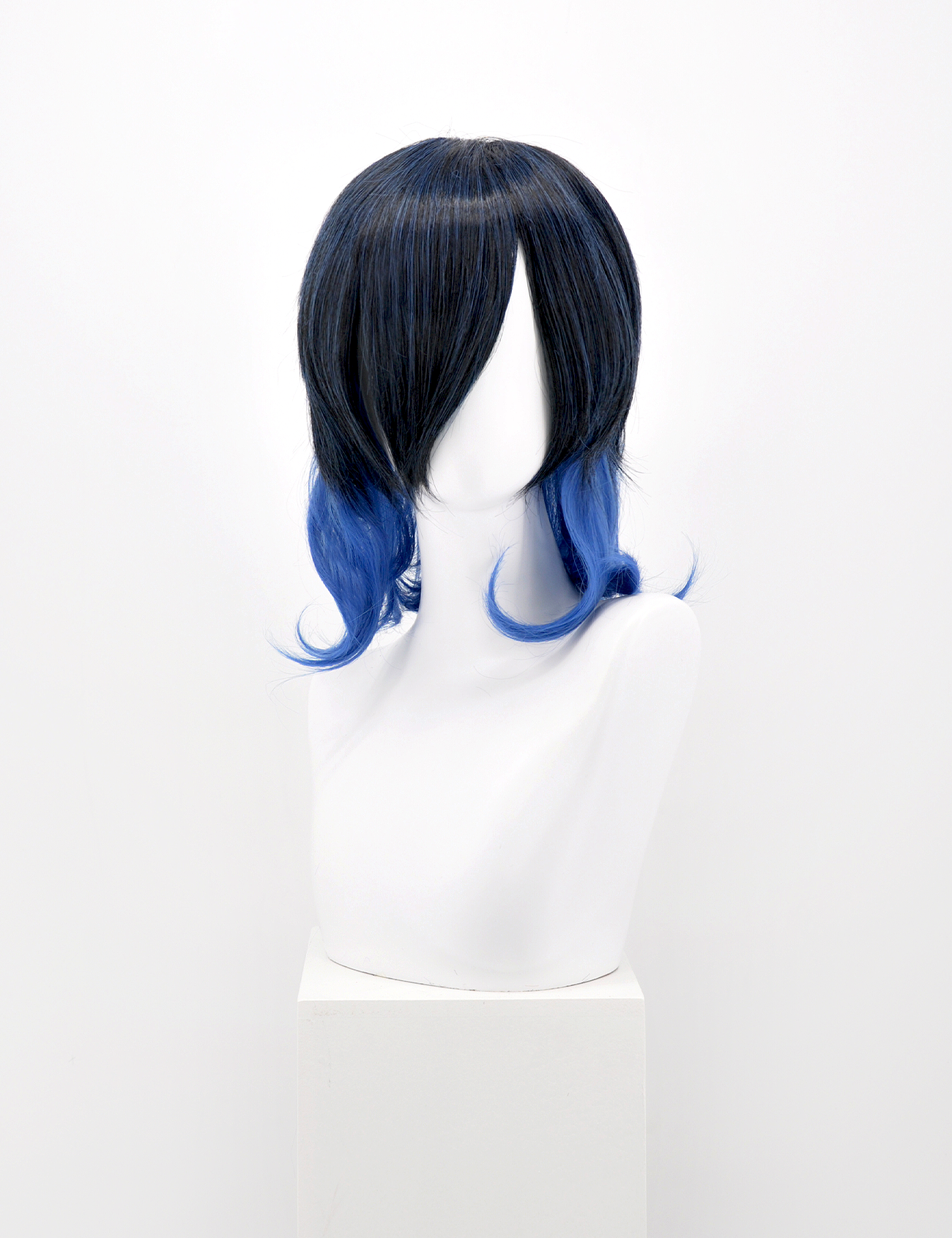 GRADIENT BLACK/BLUE WIG