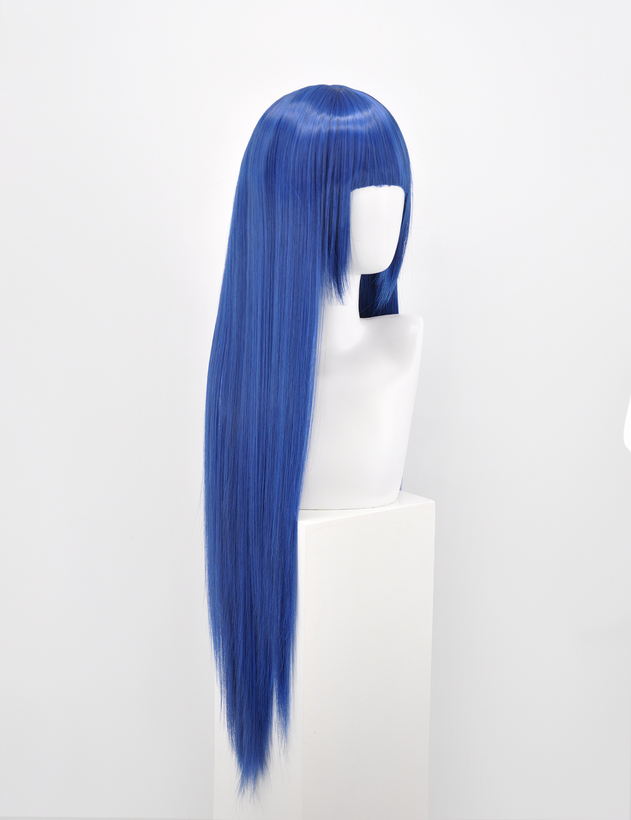 LONG ELECTRIC BLUE WIG