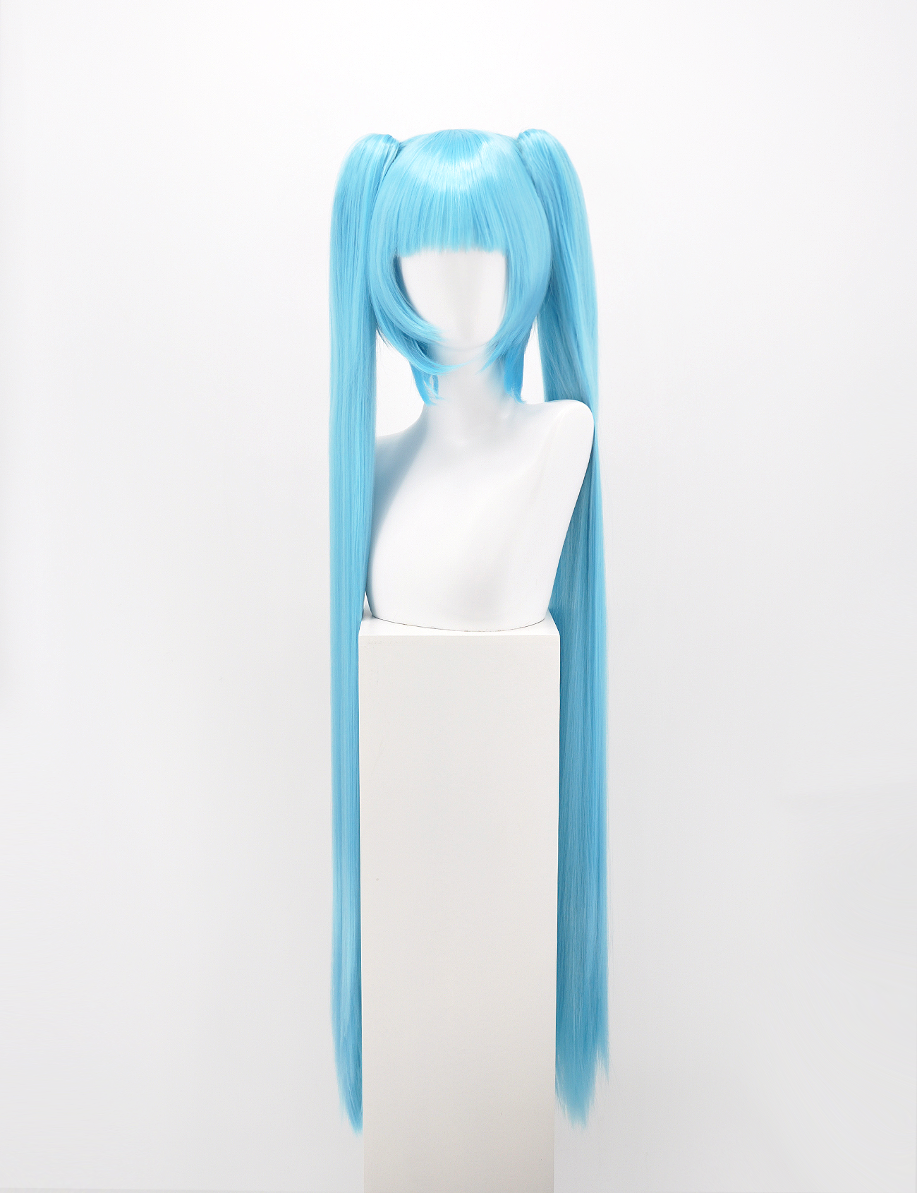 AQUA BLUE WIG WITH EXTRA LONG PONYTAILS