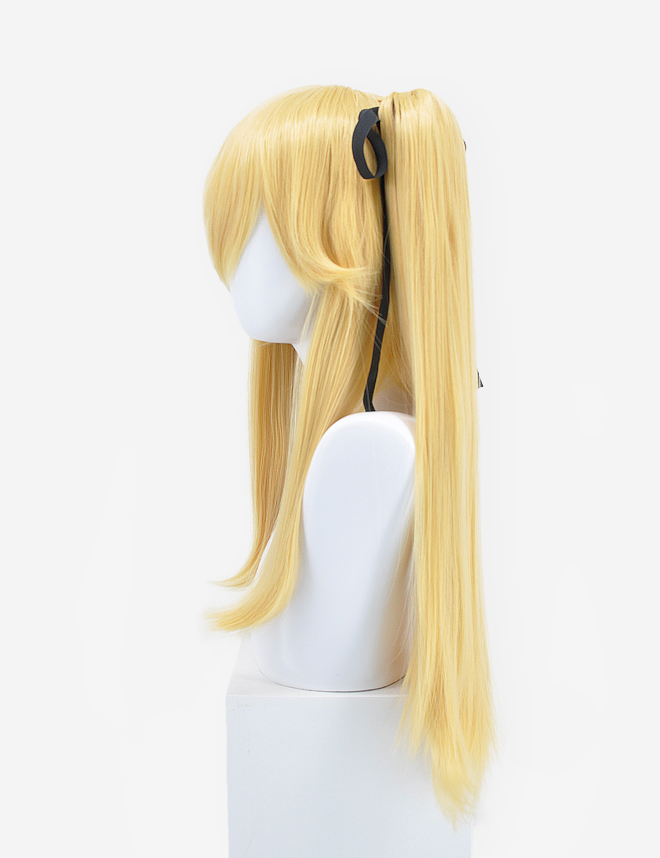 LONG BLOND WIG WITH PONIES