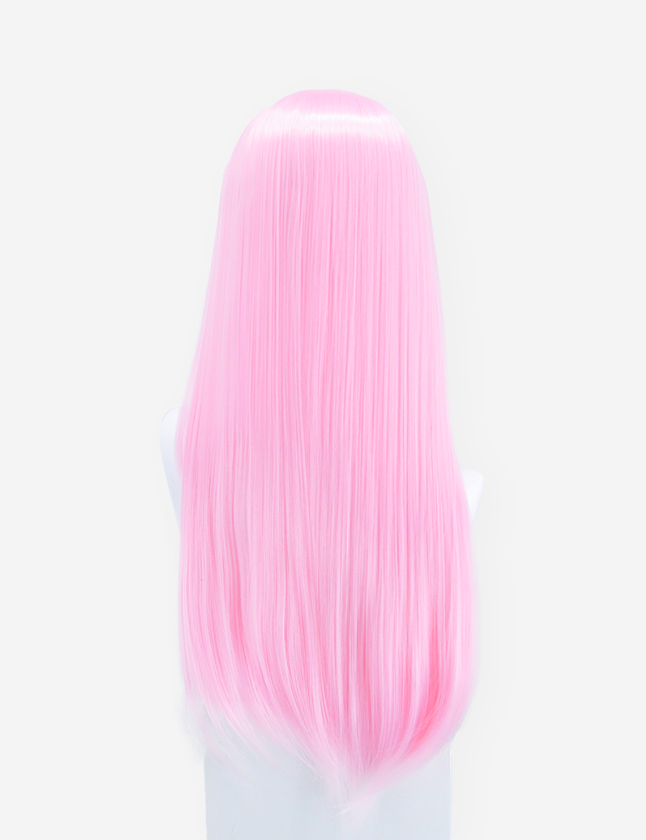 PINK WIG WITH BLUNT FRINGE