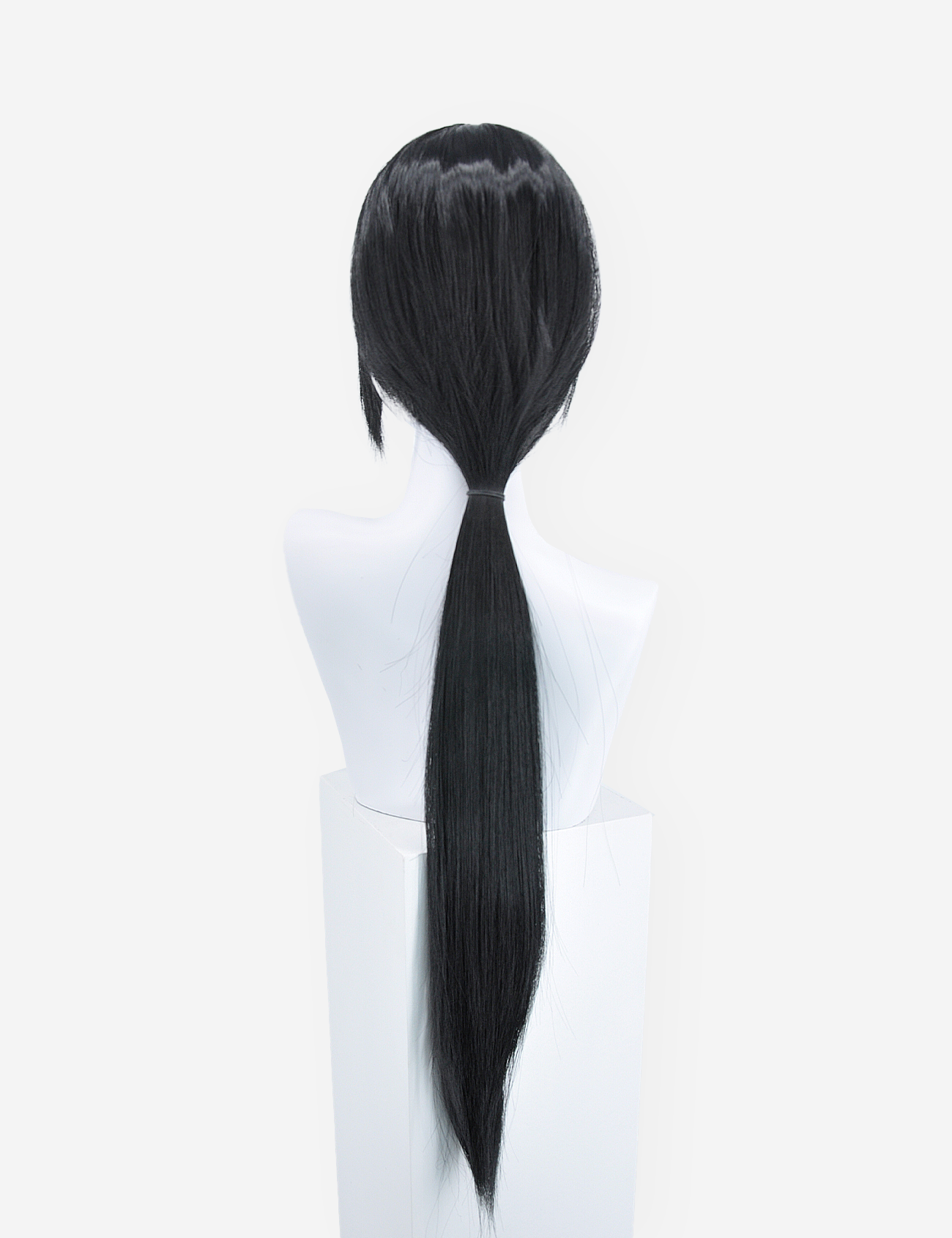 BLACK WIG WITH TAIL