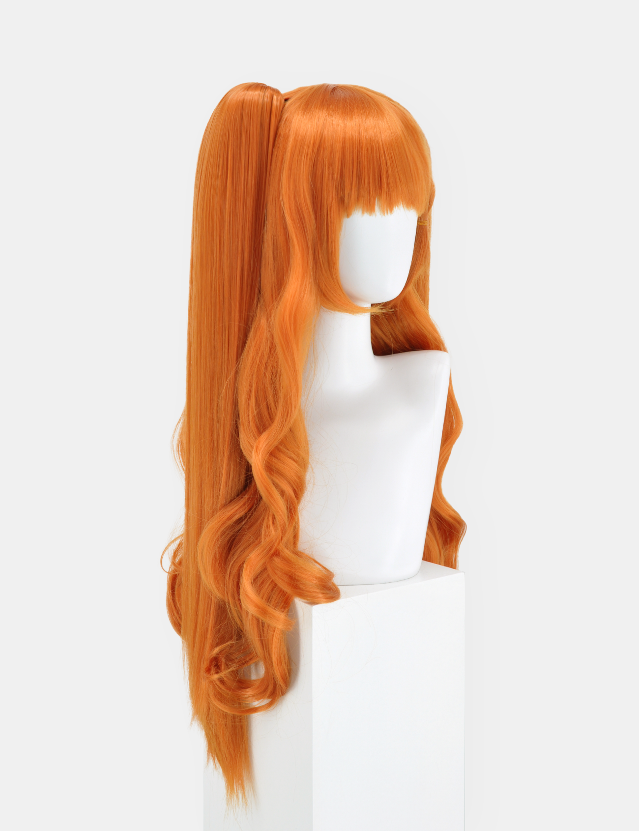 WAVY GINGER WIG WITH PONIES