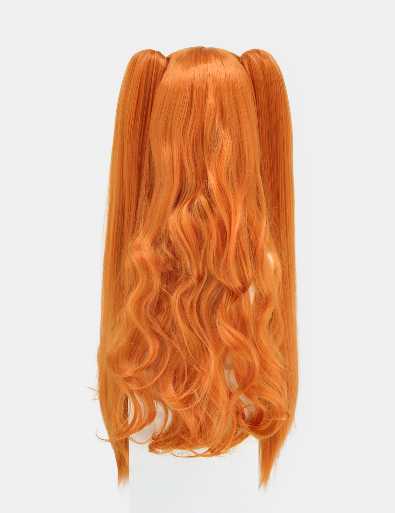 WAVY GINGER WIG WITH PONIES