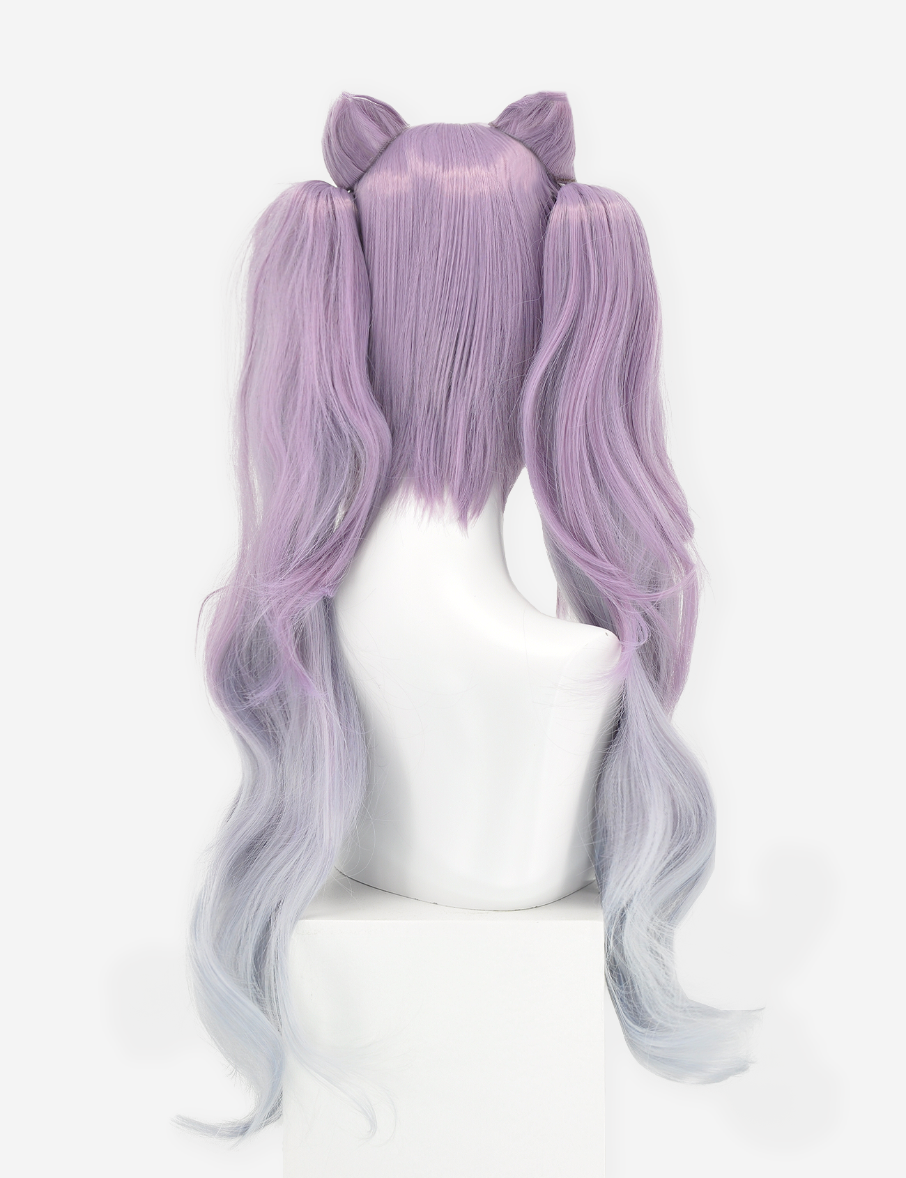 LIGHT PURPLE WIG WITH BUNS AND PONIES