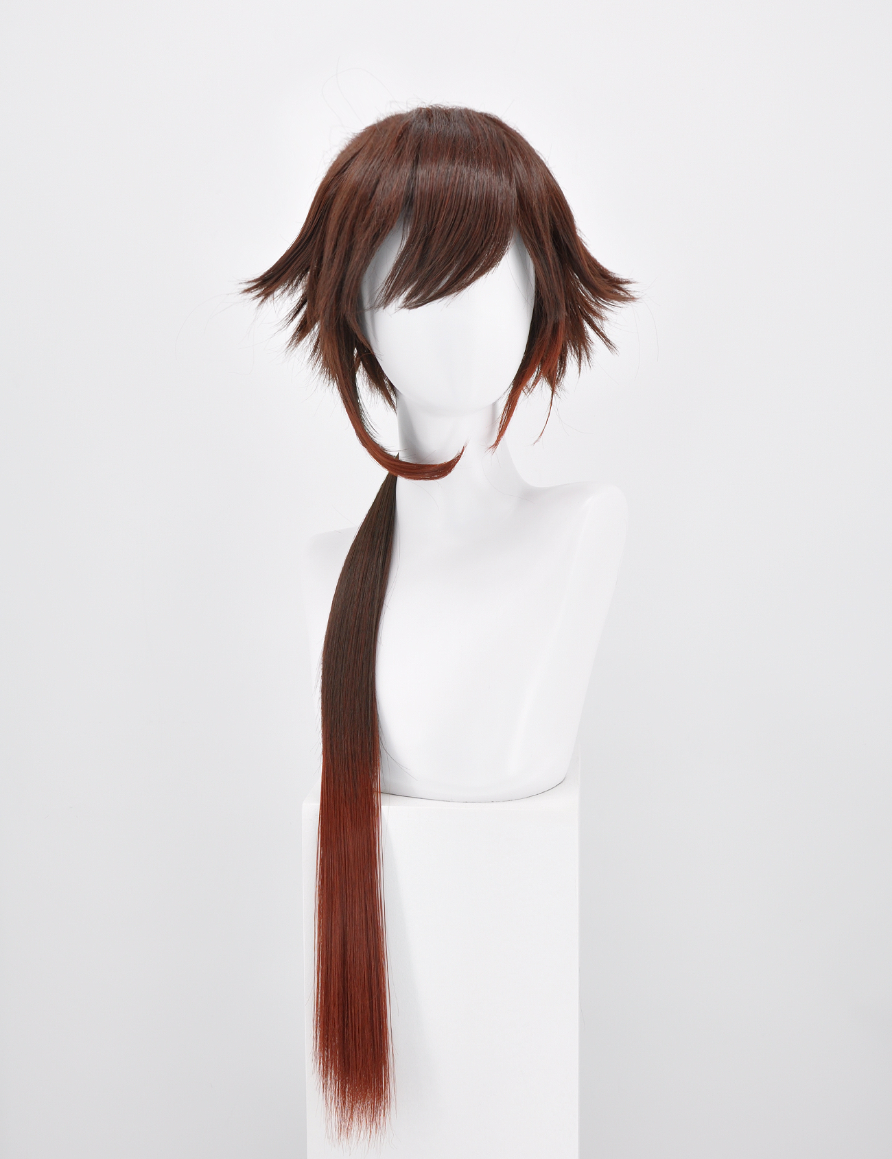 BROWN WIG WITH TAIL