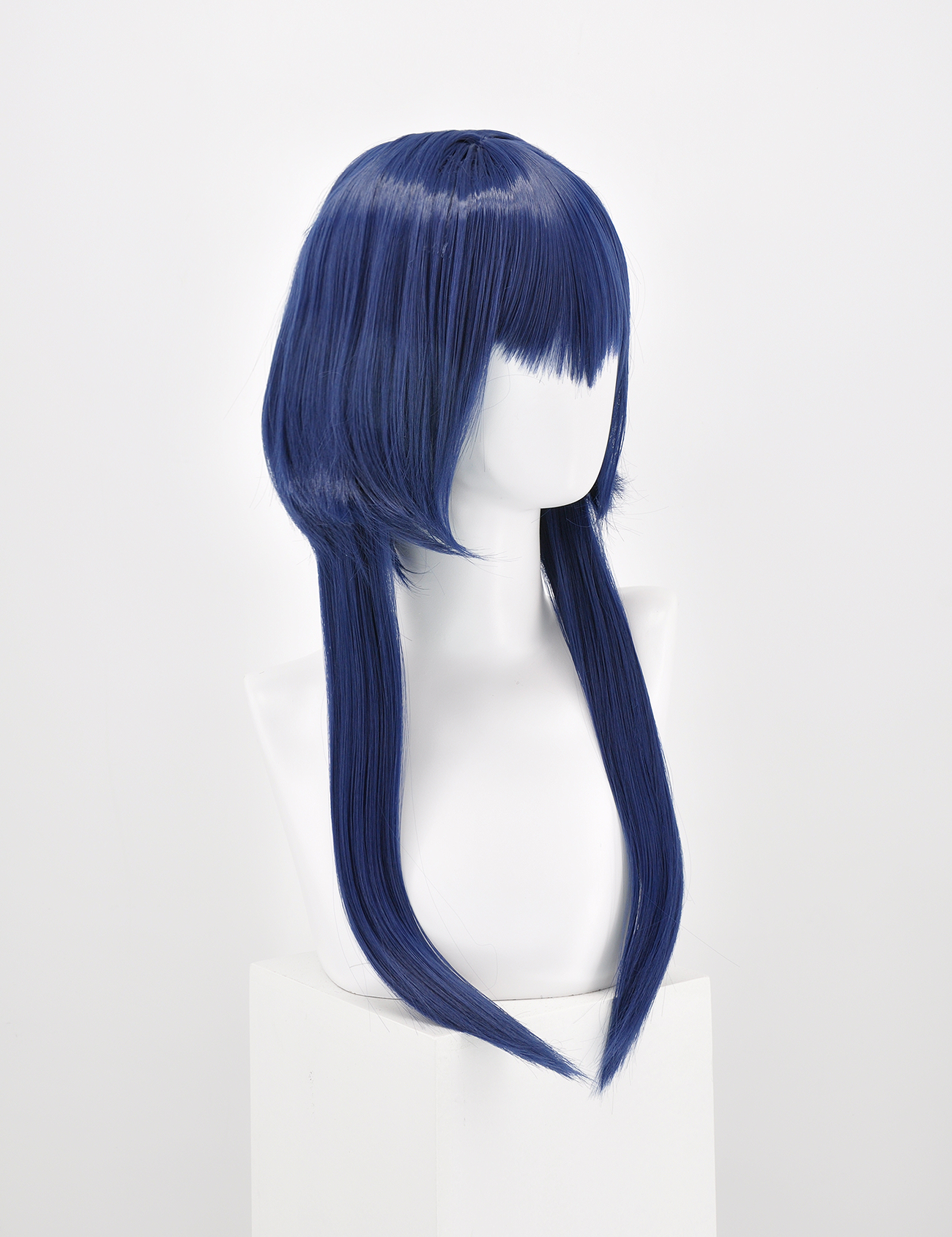 NAVY BLUE WIG WITH LOCKS