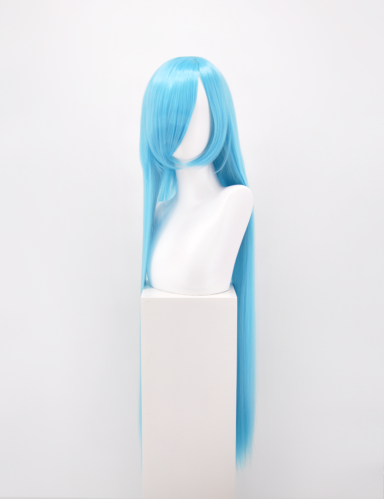 EXTRA LONG AQUA BLUE WIG