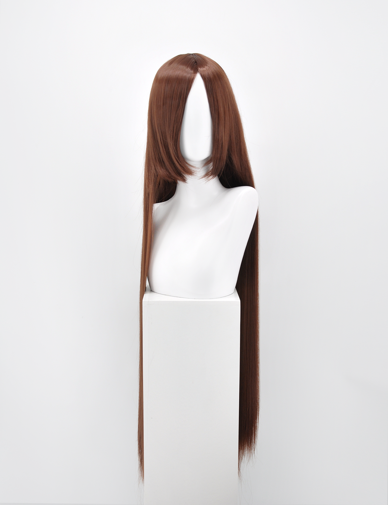 EXTRA LONG DARK BROWN WIG