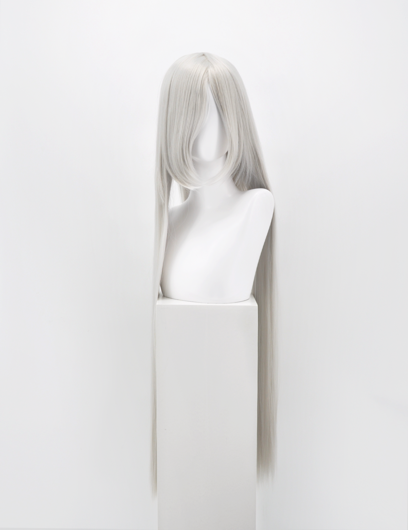 EXTRA LONG SILVER WIG