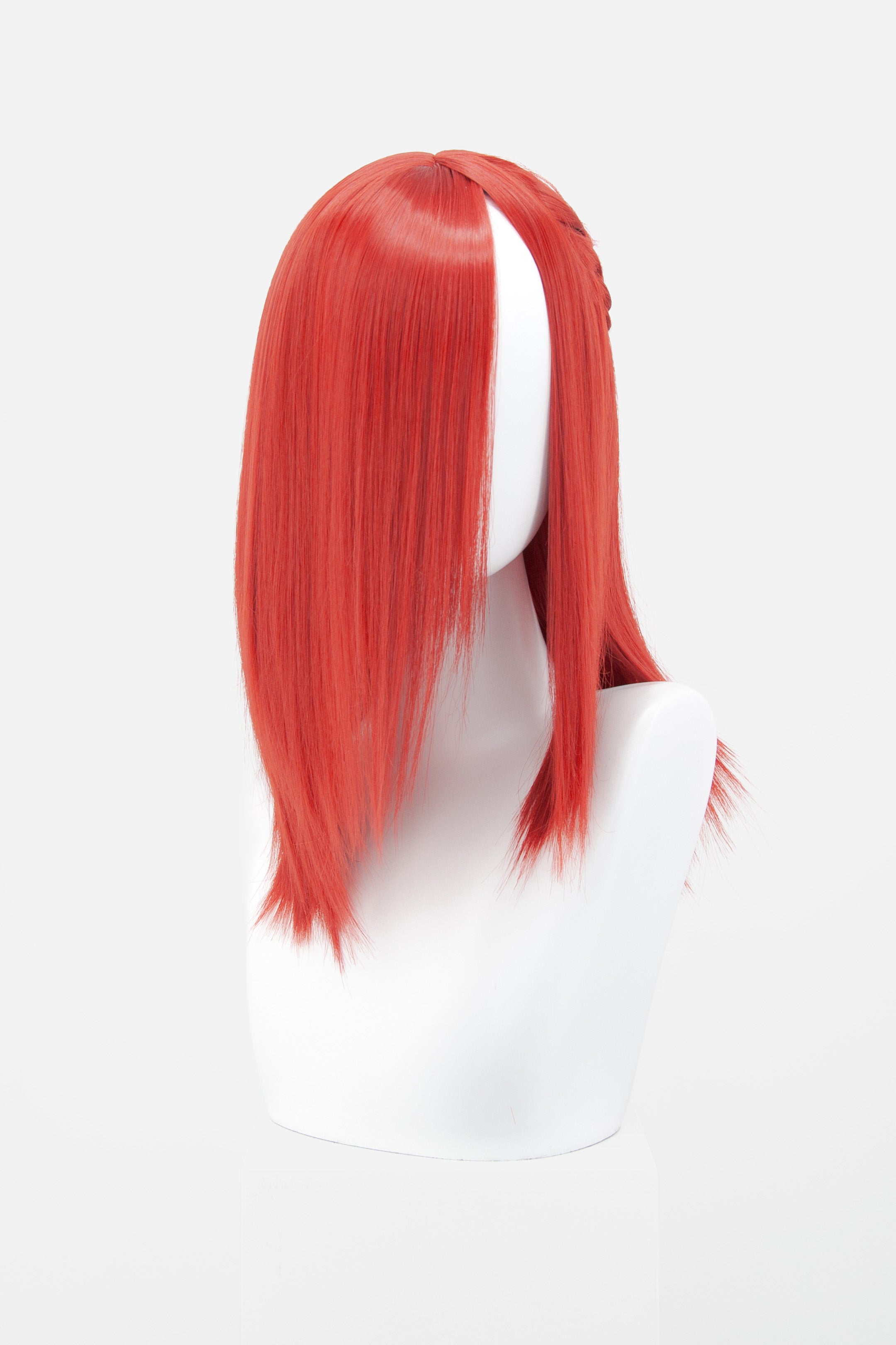 FRINGELESS RED WIG