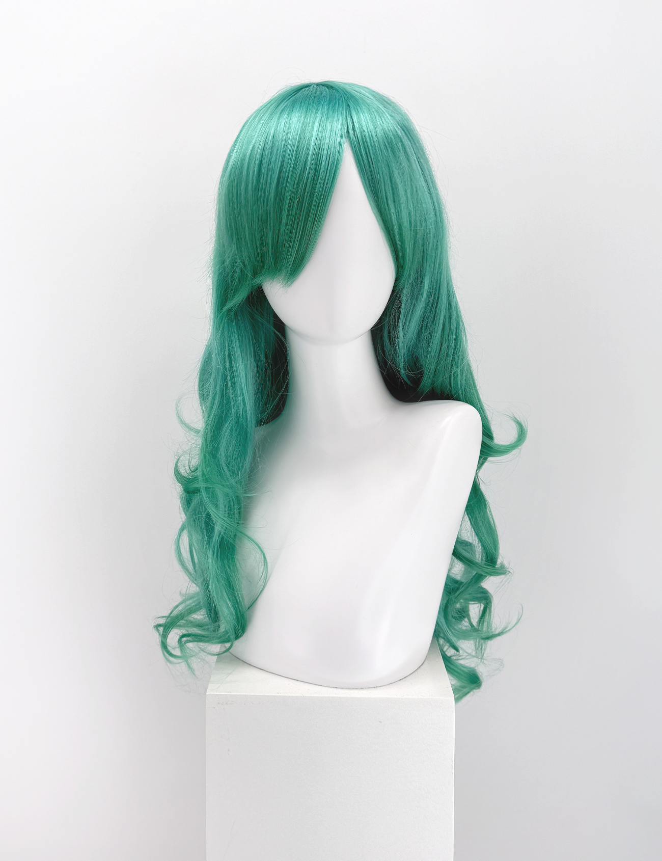 WAVY WIG - AQUA/GREEN TIFFANY