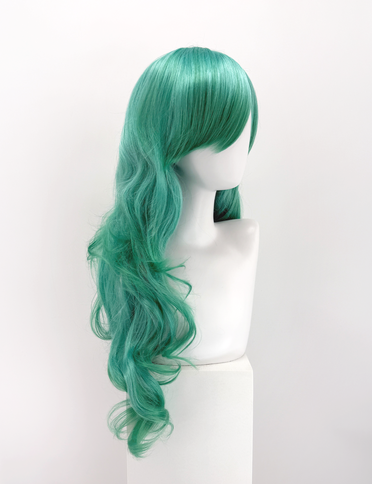 WAVY WIG - AQUA/GREEN TIFFANY