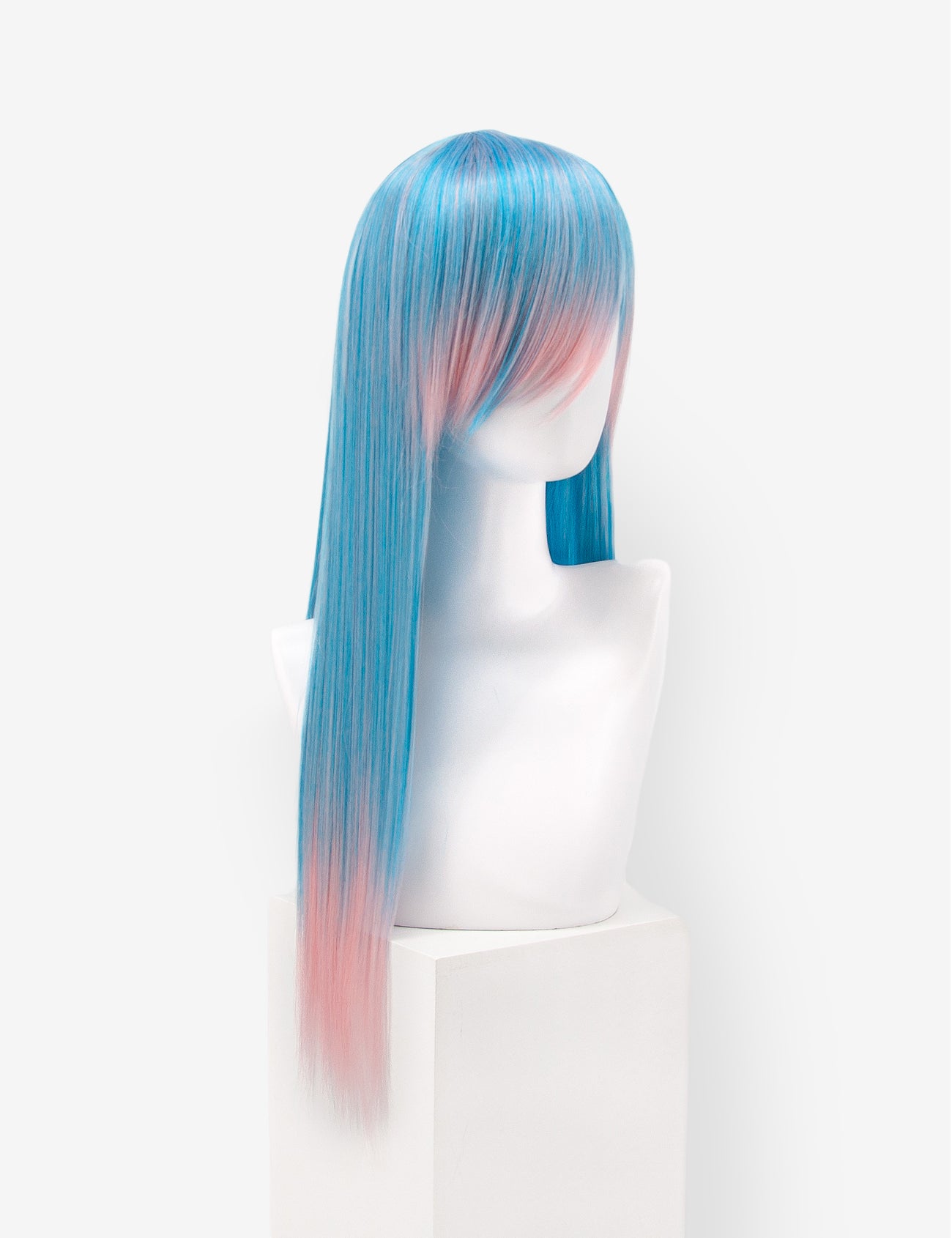 LONG WIG - AZURE/PEACH