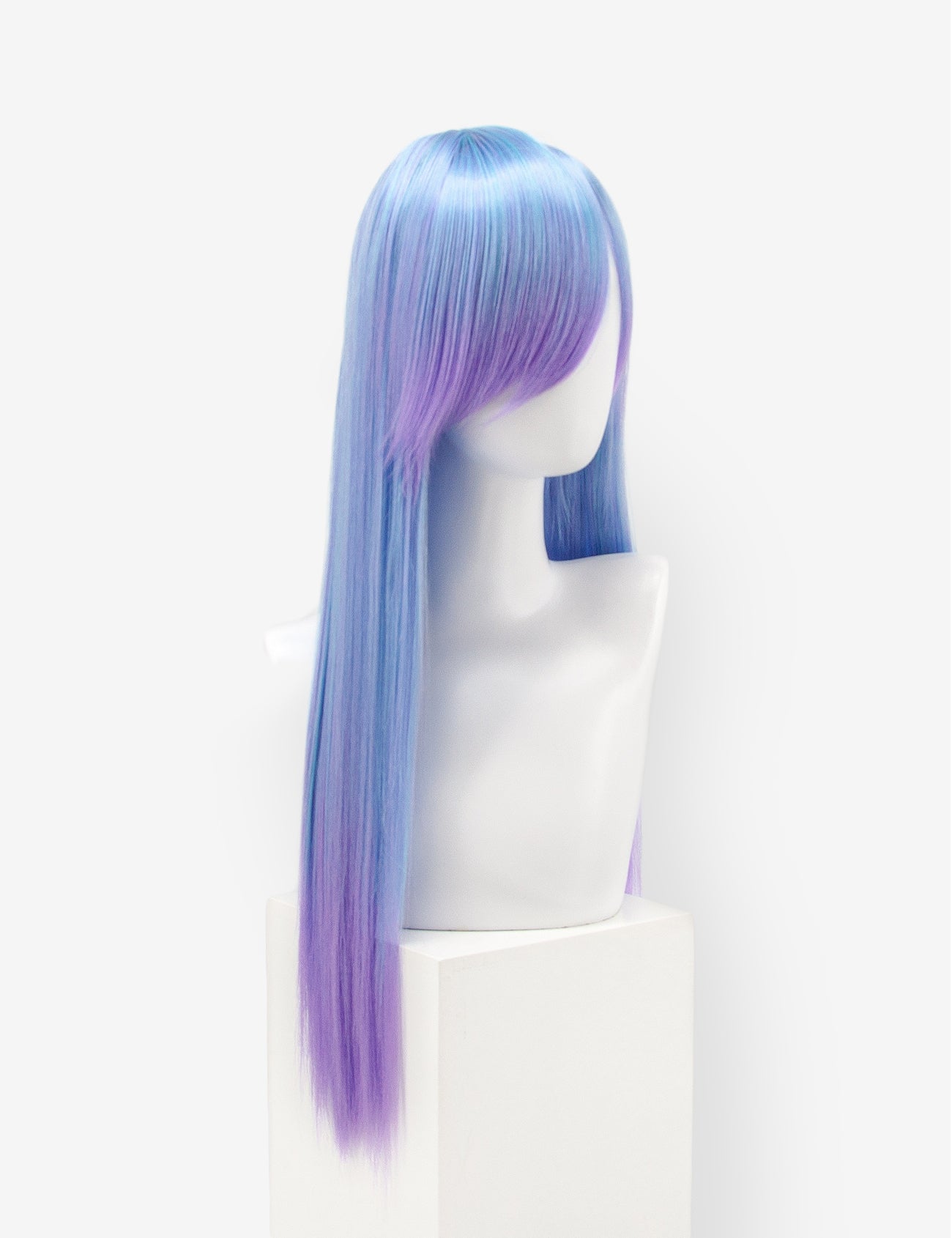 LONG WIG - AQUA/LILAC