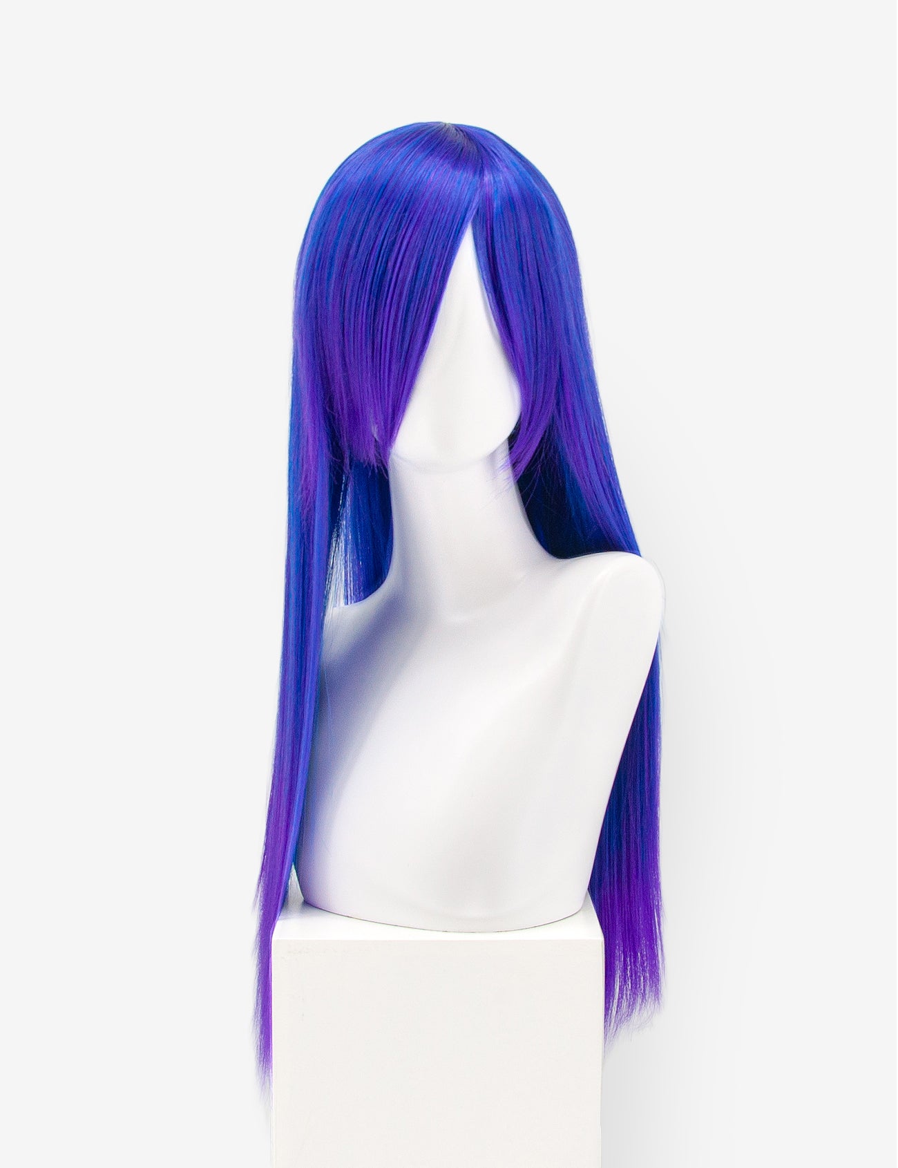 LONG WIG - ROYAL BLUE/PURPLE