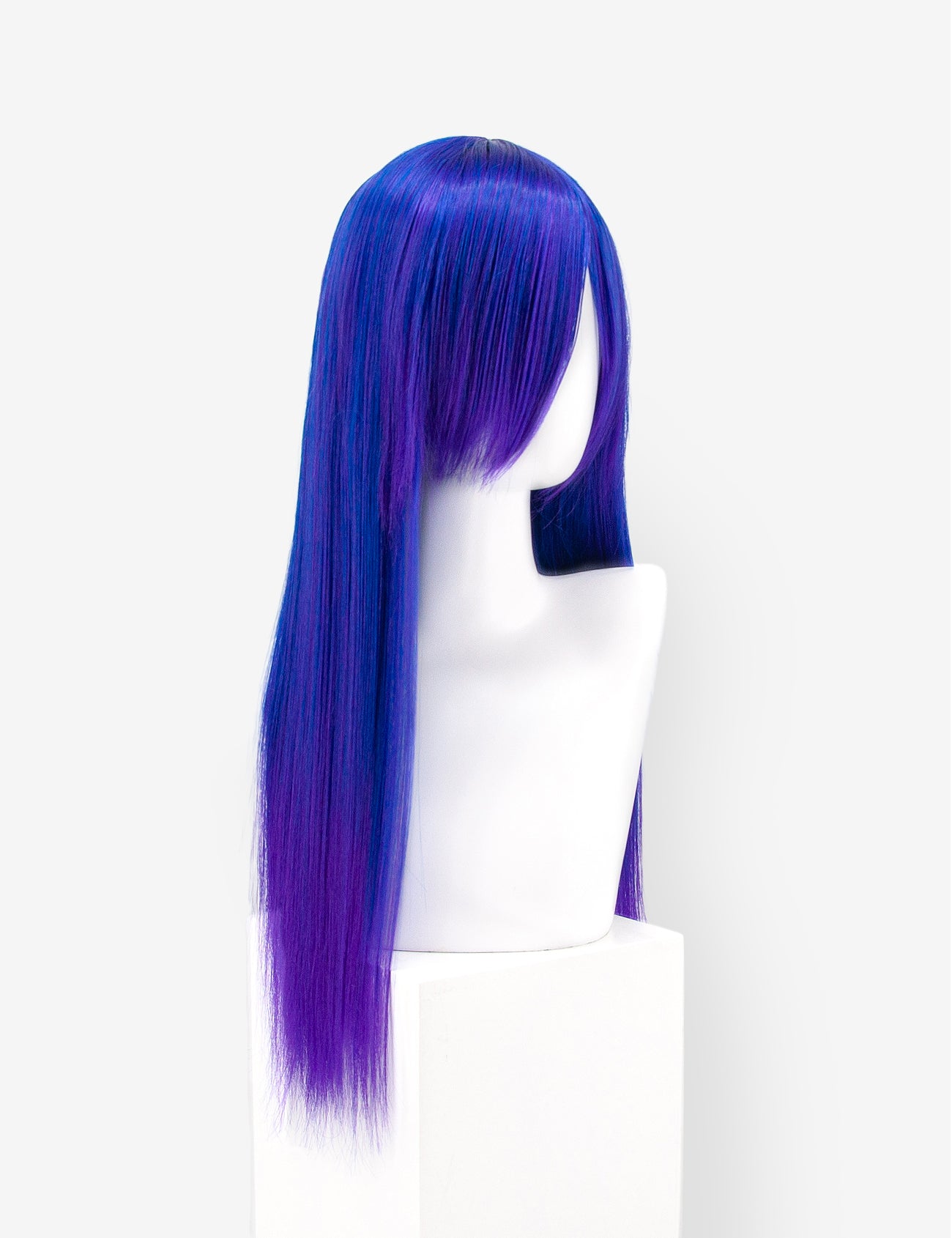 LONG WIG - ROYAL BLUE/PURPLE