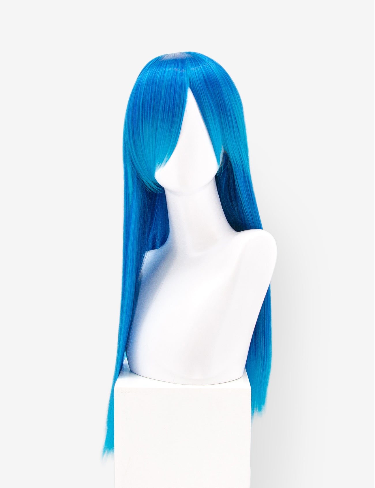 LONG WIG - ROYAL BLUE/AZURE