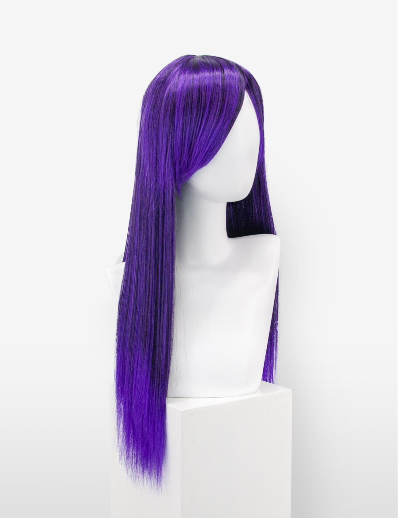 LONG WIG - BLACK/PURPLE