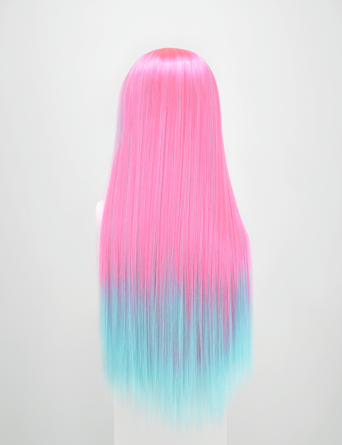 LONG WIG - FUCHSIA/AQUA