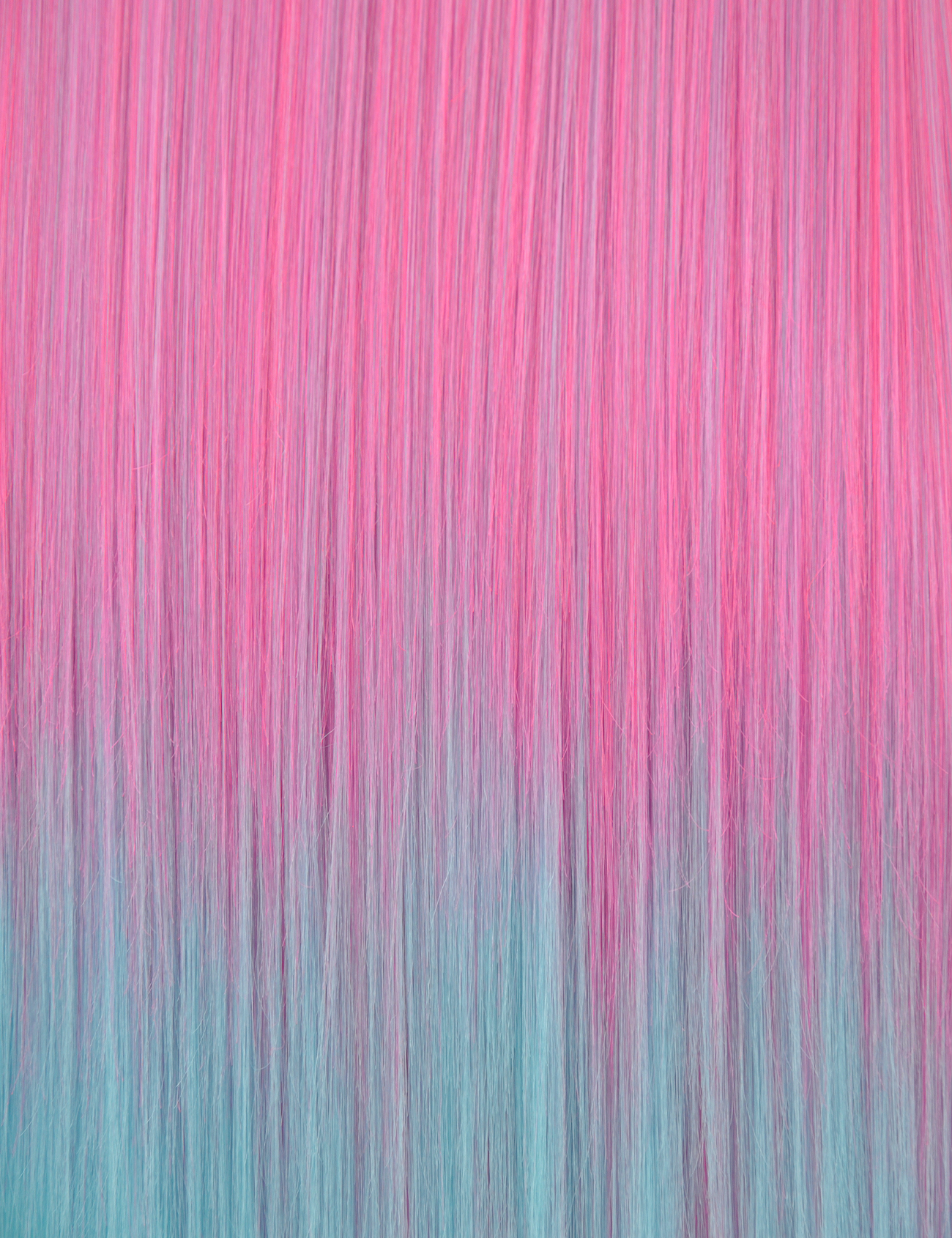 LONG WIG - FUCHSIA/AQUA