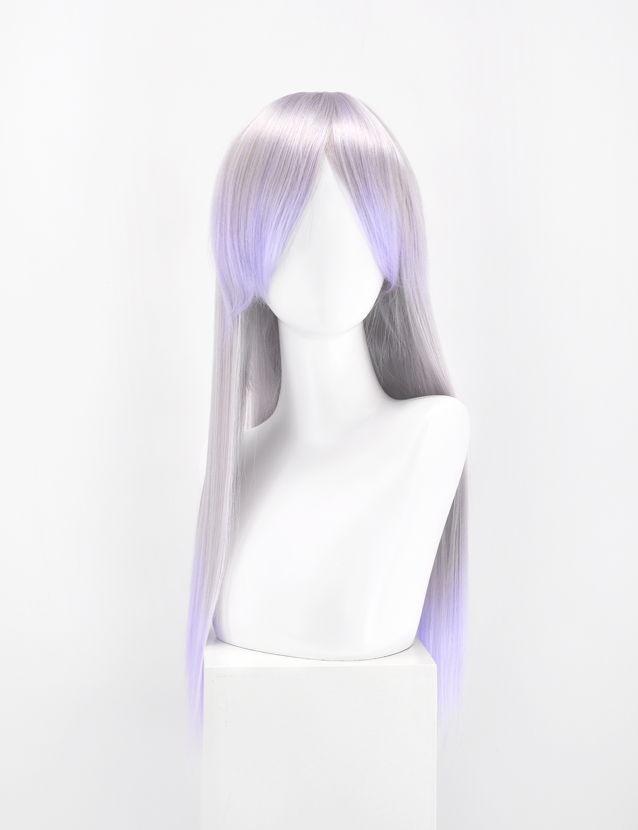 LONG WIG - SILVER/LINEN GREY