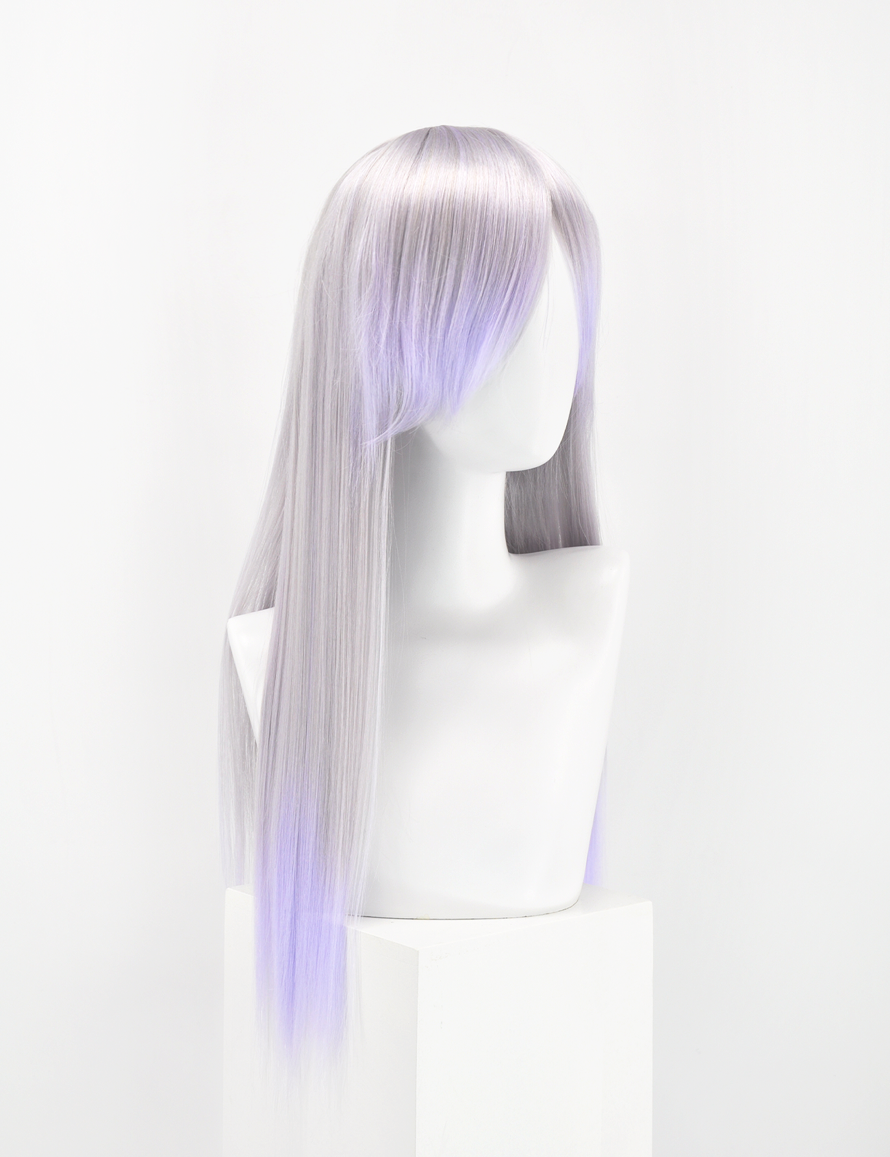 LONG WIG - SILVER/LINEN GREY