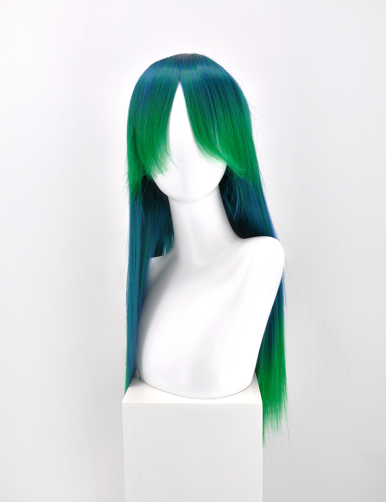 LONG WIG - NIGHT BLUE/GREEN