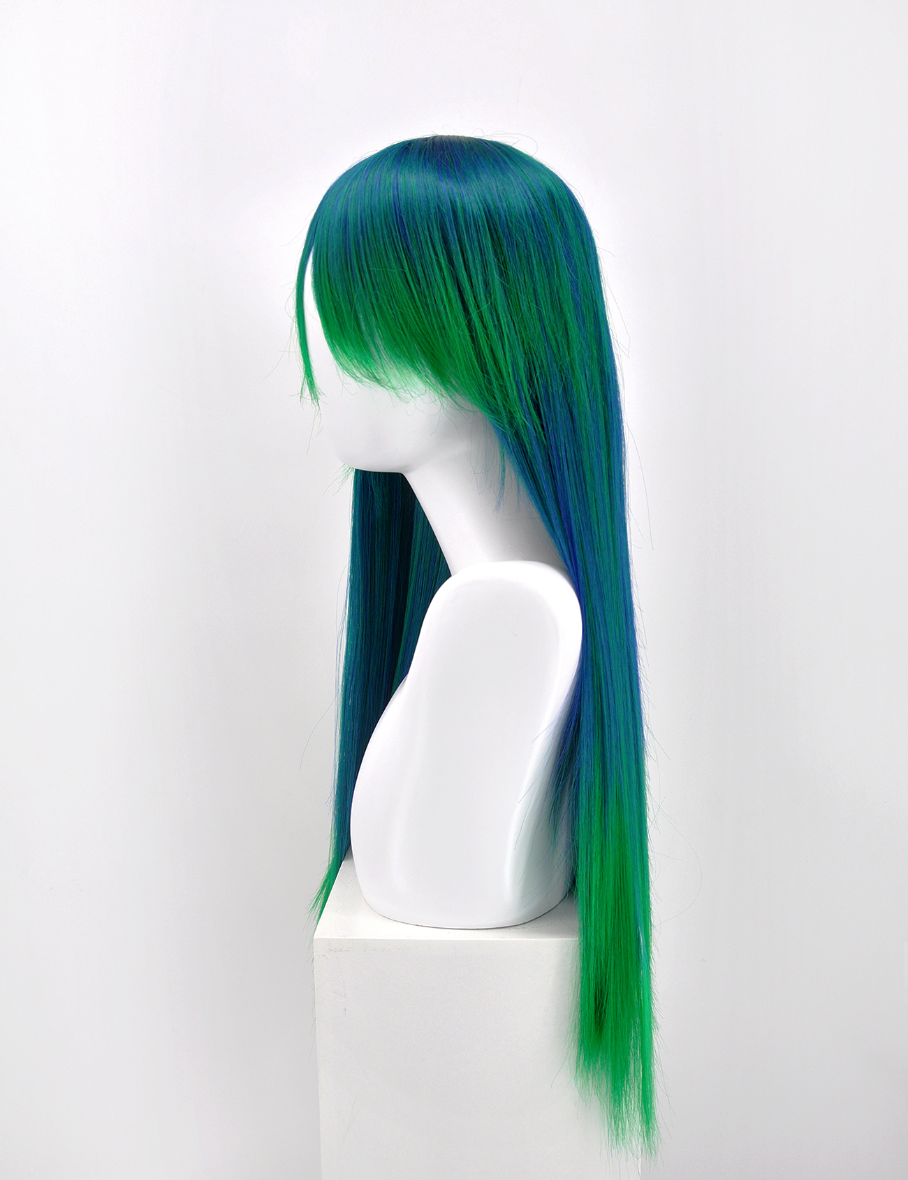 LONG WIG - NIGHT BLUE/GREEN