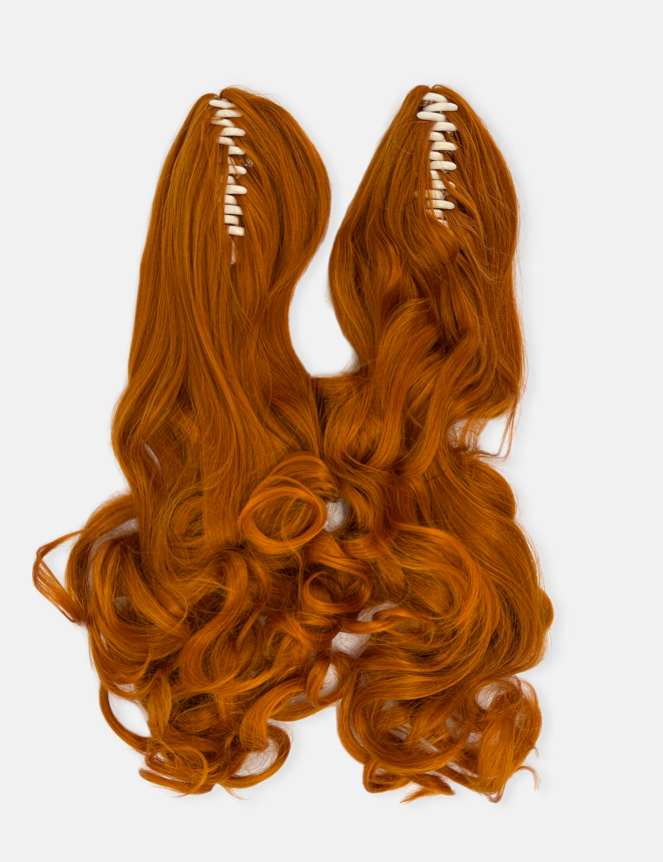 PAIR OF PONY CLIPS - COPPER/GINGER