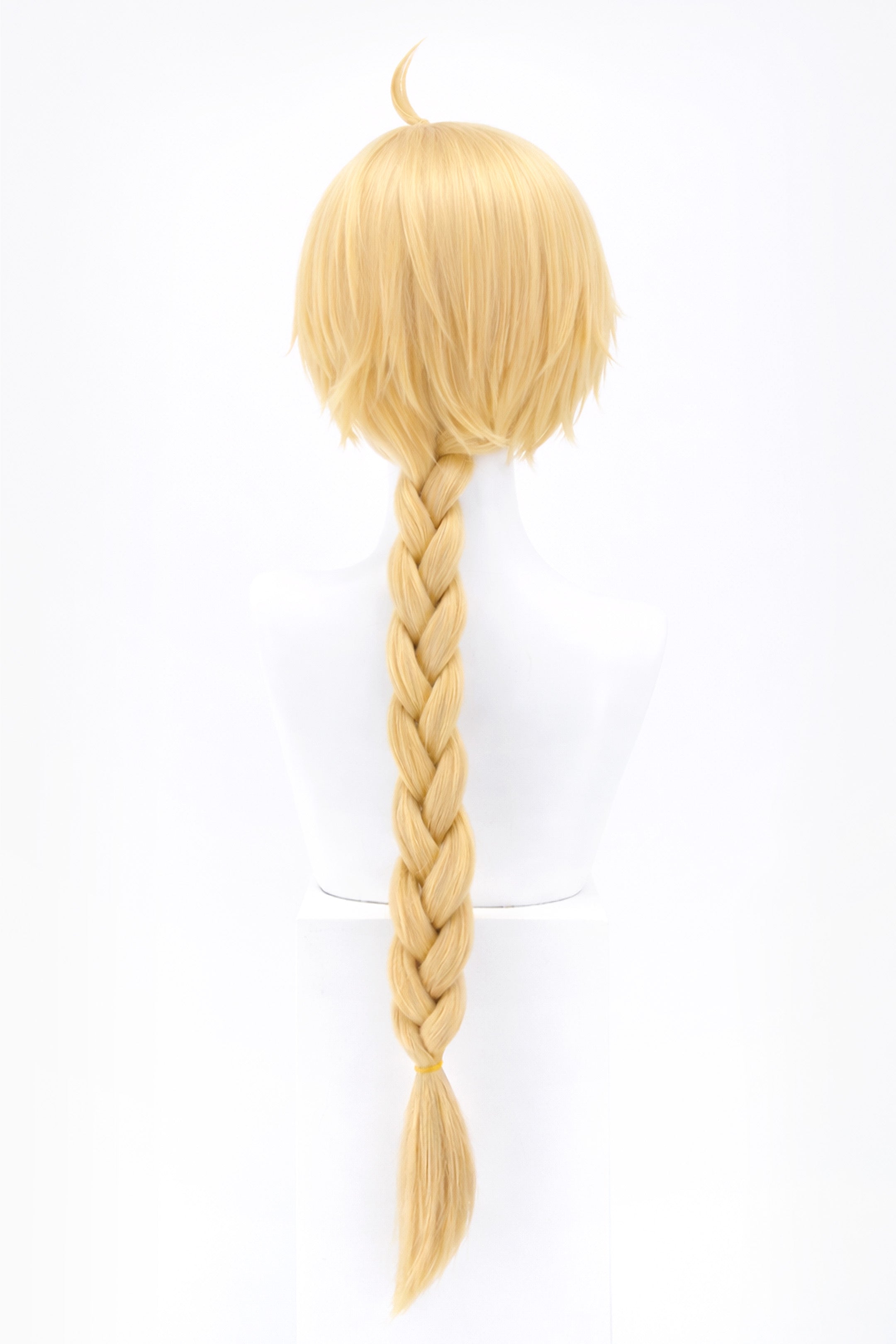 BLOND WIG WITH BRAID
